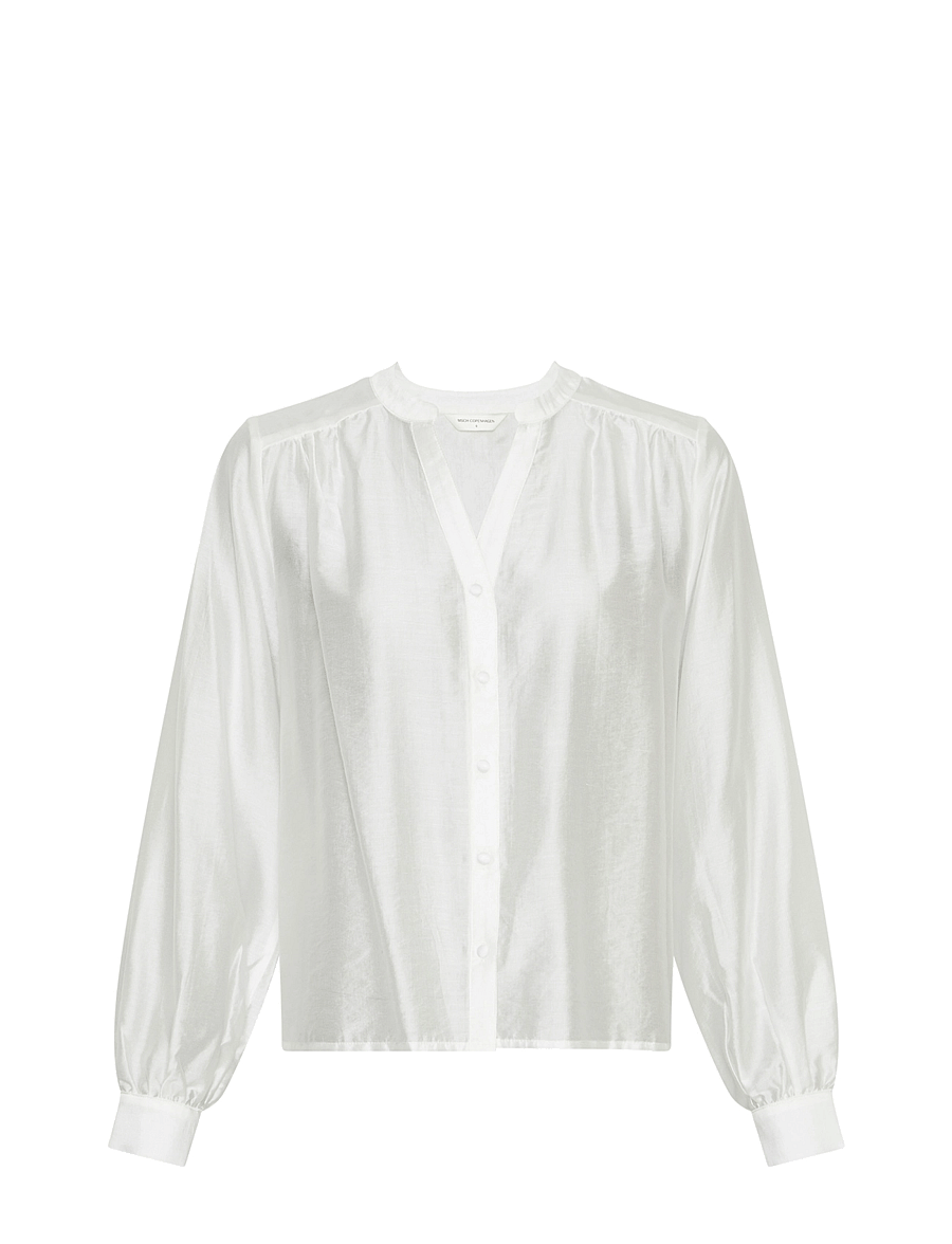 MSCH Copenhagen - MSCHDenny Romina Shirt - langärmelige blusen - egret - 0
