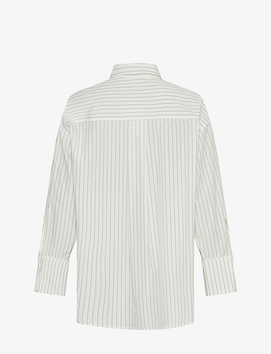 MSCH Copenhagen - MSCHErina Zenika Shirt STP - chemises à manches longues - egret/forest s - 1