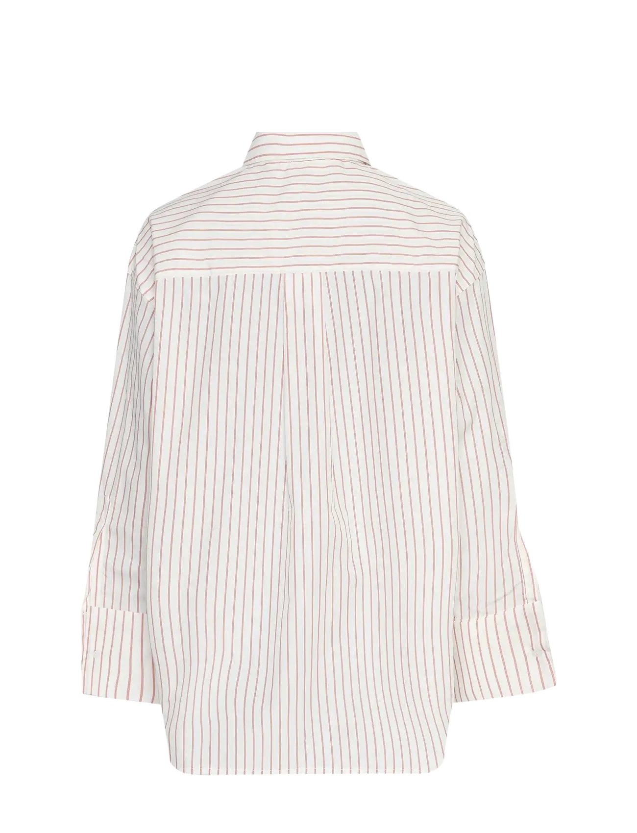 MSCH Copenhagen - MSCHErina Zenika Shirt STP - langärmlige hemden - egret/f scarlet - 1