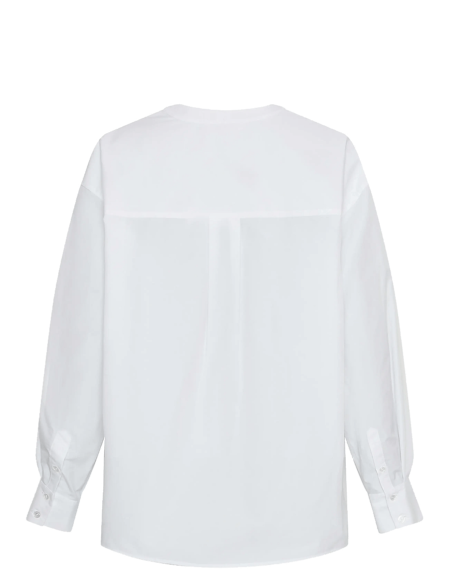 MSCH Copenhagen - MSCHNadette Zenika Shirt - långärmade skjortor - bright white - 1