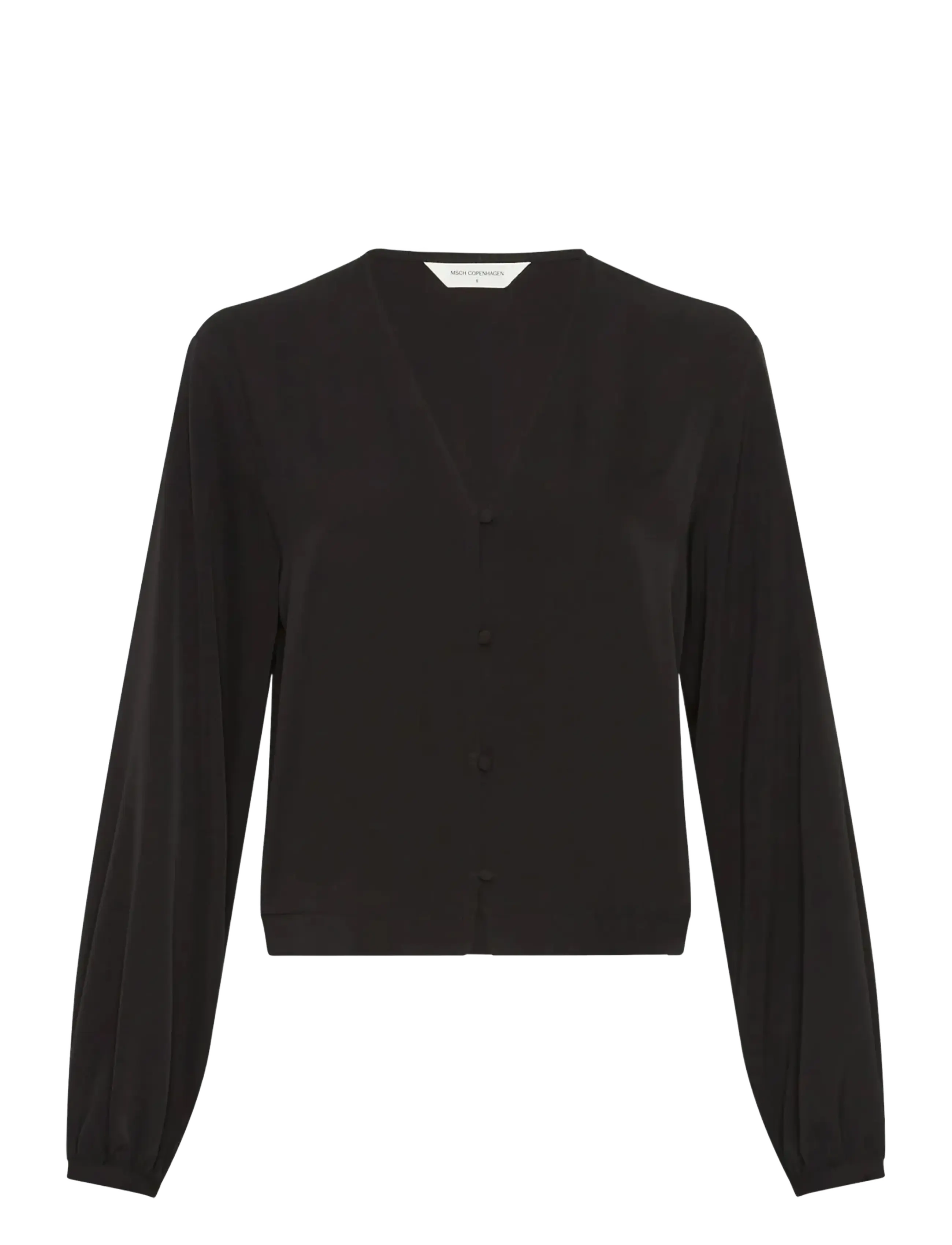 MSCH Copenhagen Mschtabina Nichelle Shirt, XS, Black, Bluser > Langærmede, Dame