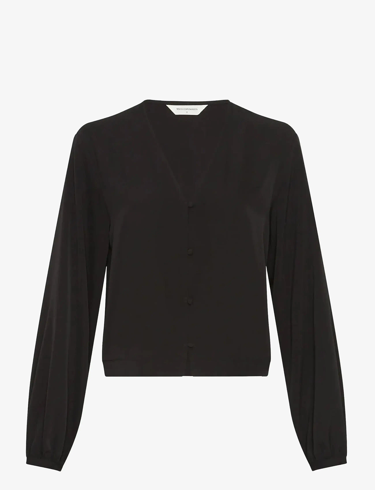 MSCH Copenhagen - MSCHTabina Nichelle Shirt - langärmlige blusen - black - 0