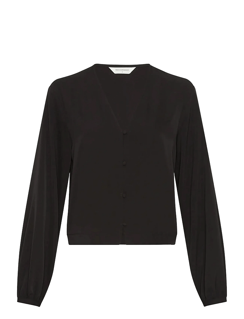 MSCH Copenhagen - MSCHTabina Nichelle Shirt - langärmlige blusen - black - 0