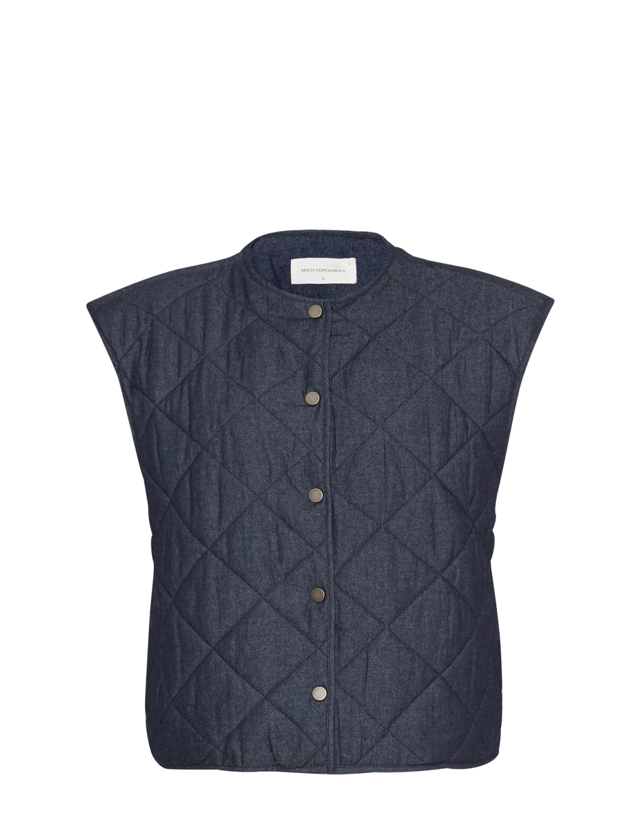 MSCH Copenhagen Mschmeika Lysandra Vest, M, Westen, Schwarz - Quilted Frauen