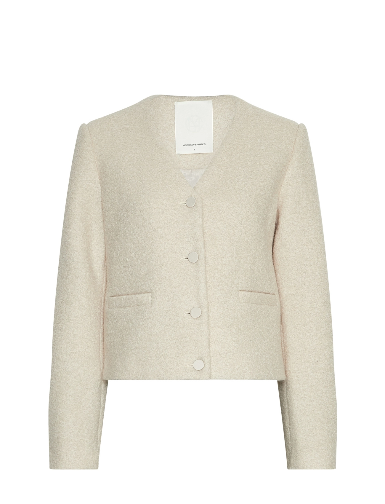 MSCH Copenhagen Mschhannah Cailana Jacket, XL, Jackets, Creme - Light-summer Frauen