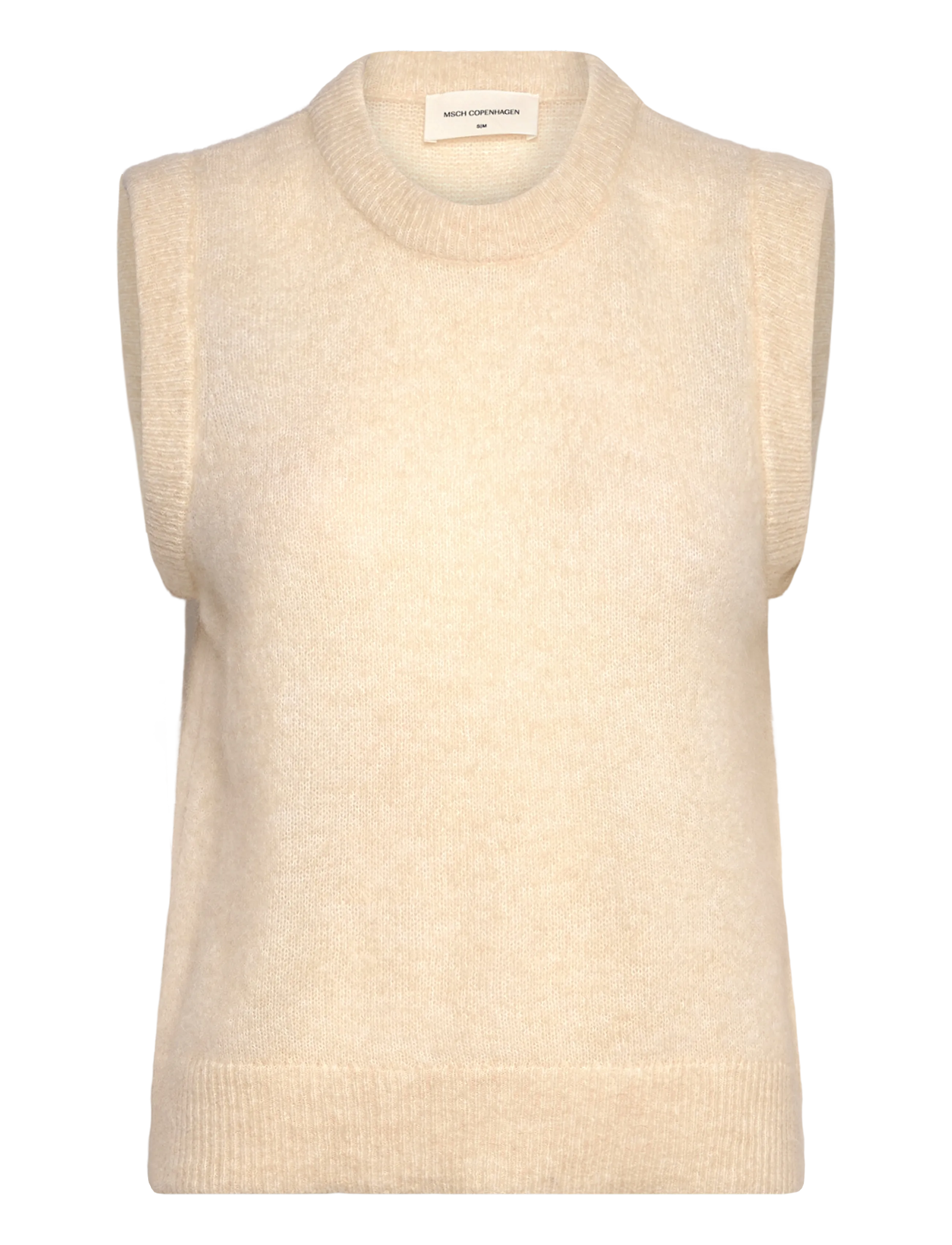 MSCH Copenhagen MSCHHope Vest - Transitional Layering - FOG MELANGE / cream