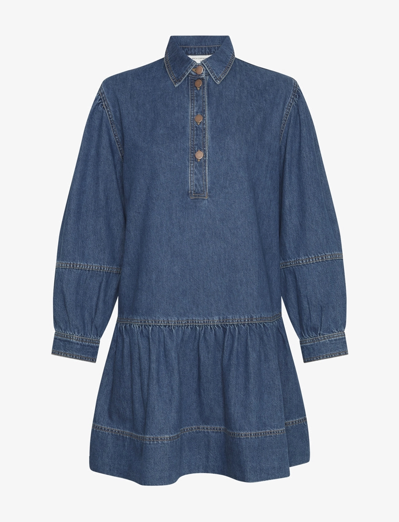 MSCH Copenhagen MSCHAdalyn Elena Dress - Kjoler - MID BLUE WASH / blue