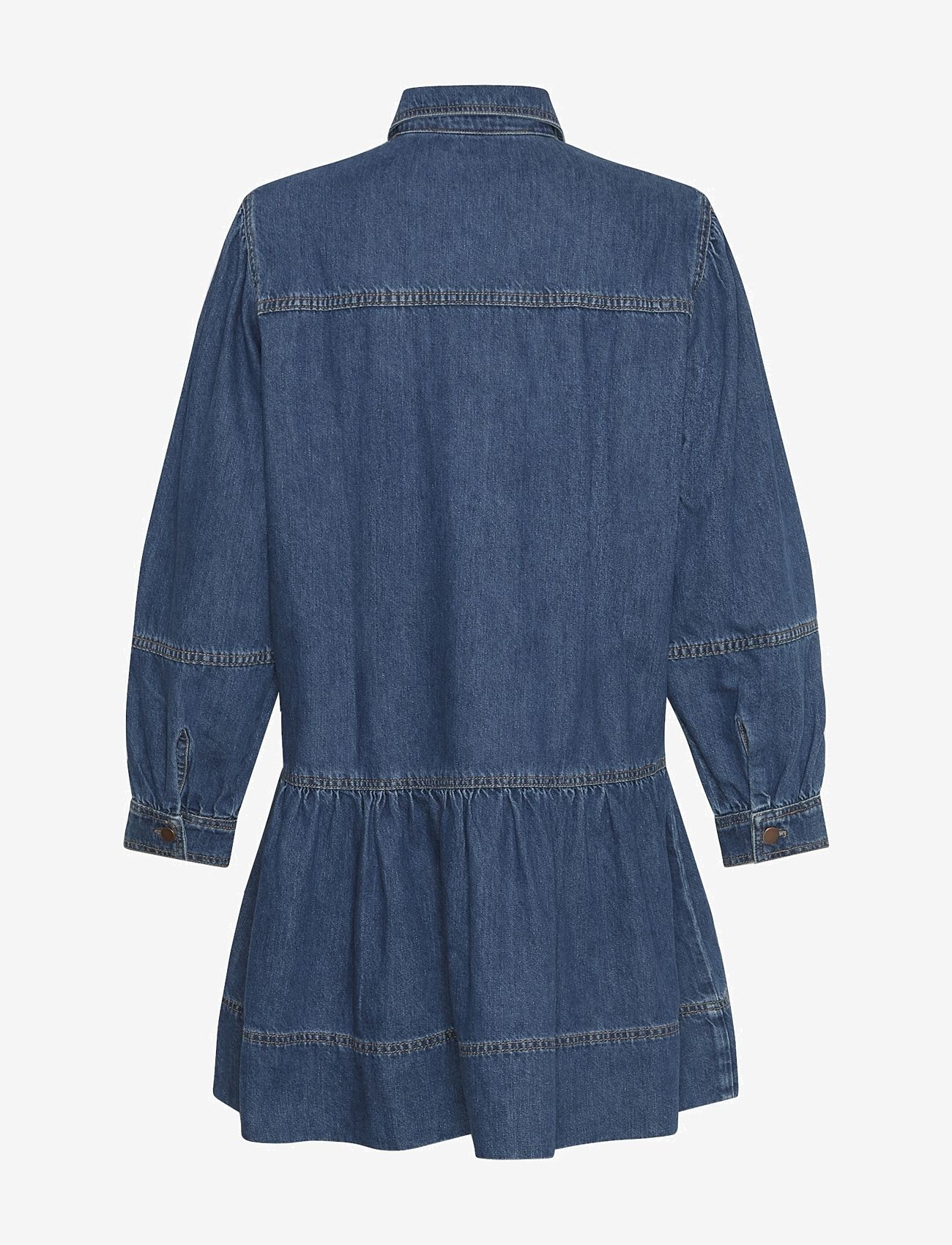 MSCH Copenhagen - MSCHAdalyn Elena Dress - denimkjoler - mid blue wash - 1
