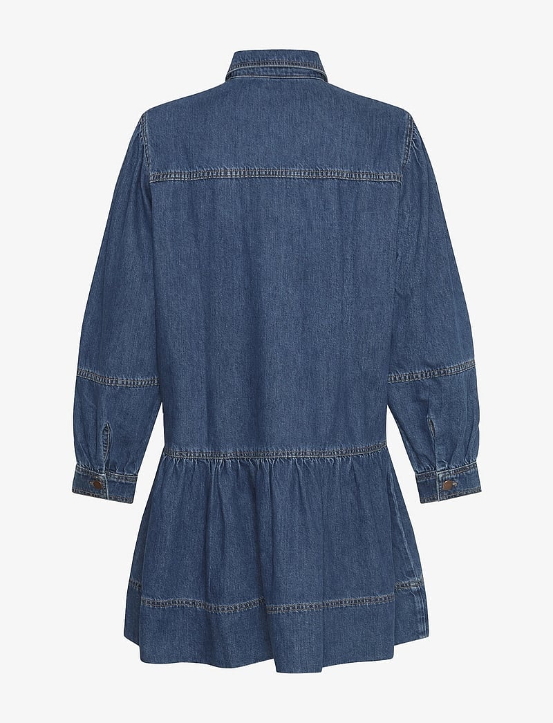 MSCH Copenhagen - MSCHAdalyn Elena Dress - denimkjoler - mid blue wash - 1