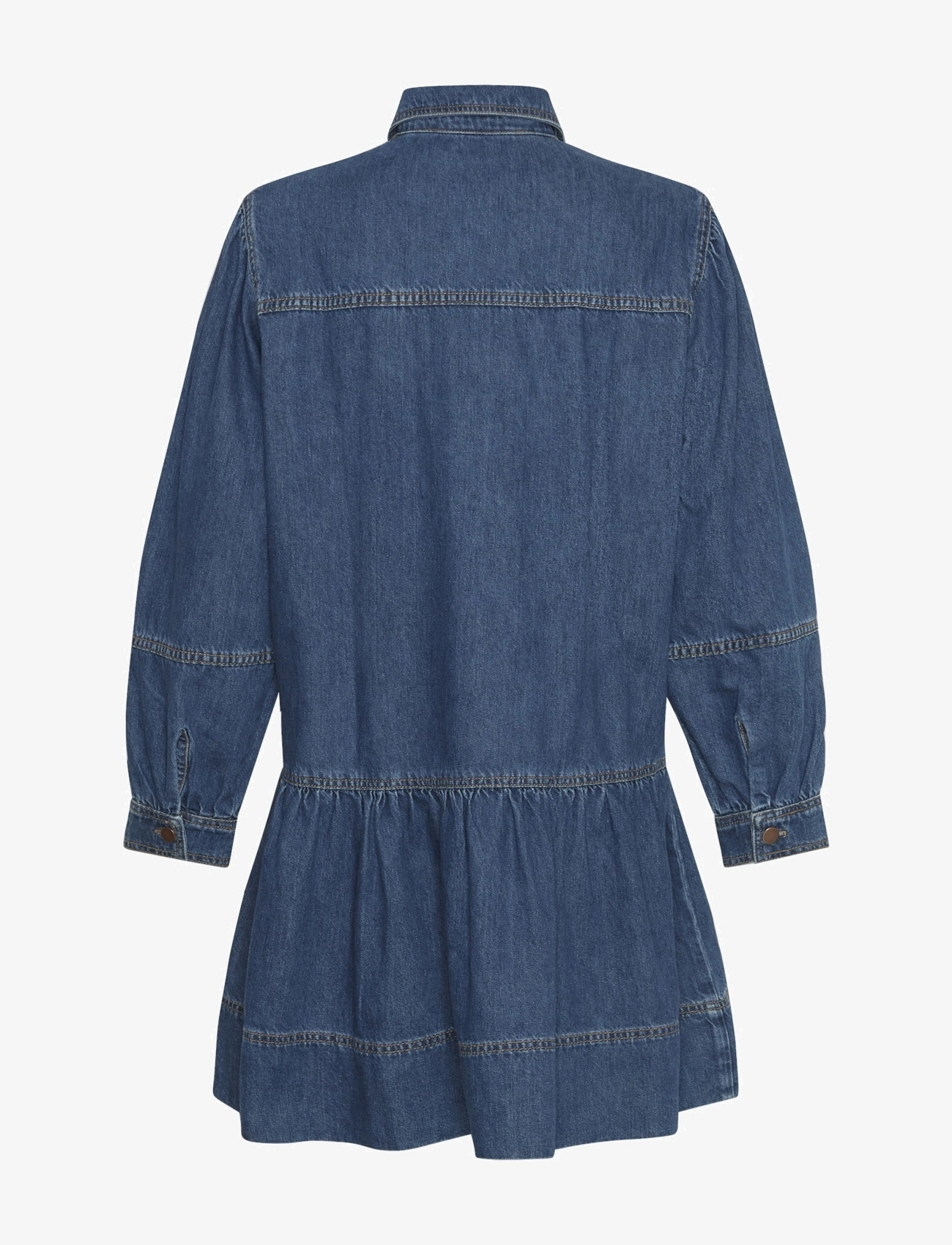 MSCH Copenhagen - MSCHAdalyn Elena Dress - jeanskleider - mid blue wash - 1