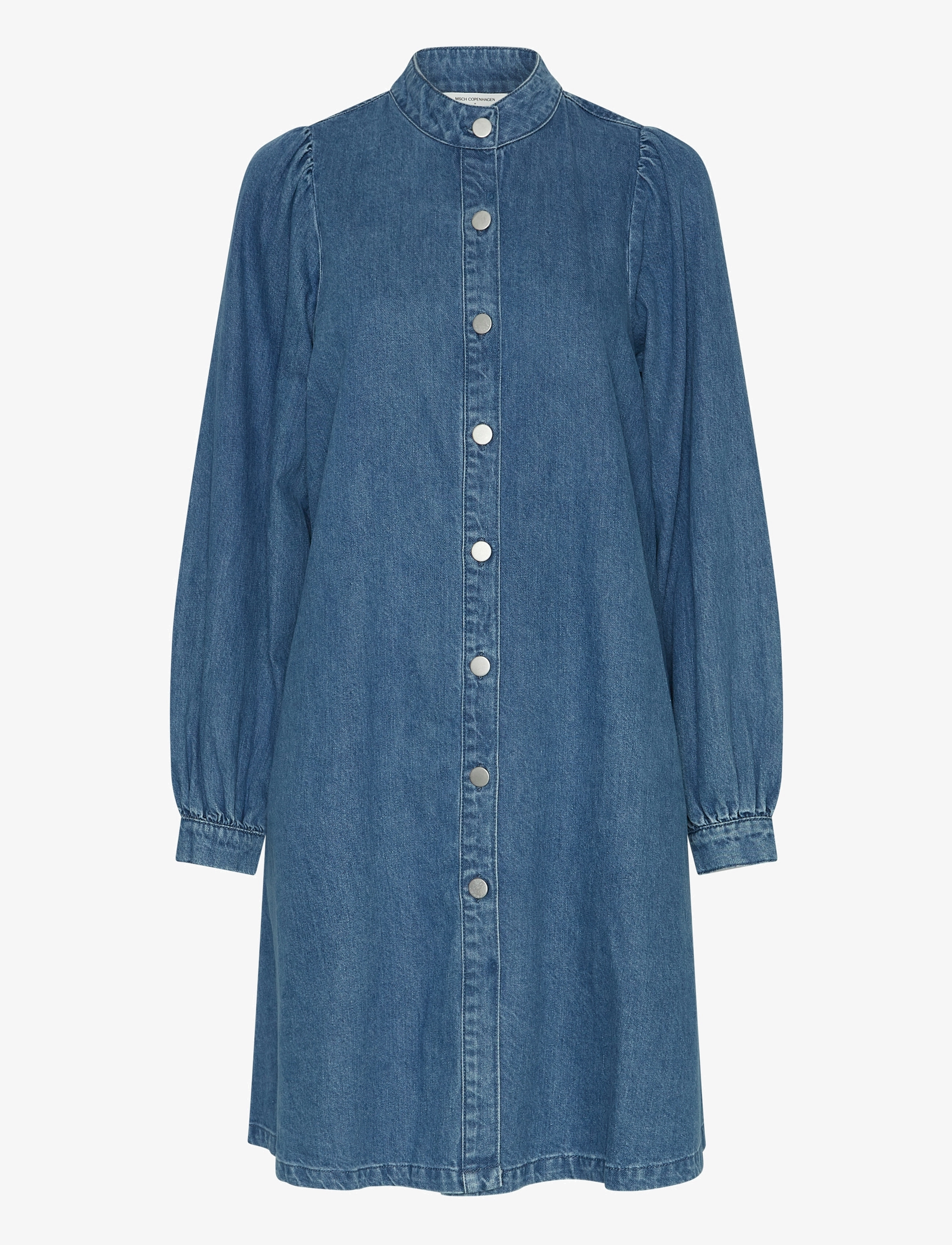 MSCH Copenhagen Mschelena Shirt Dress, S, Dresses, Blau - Short Frauen