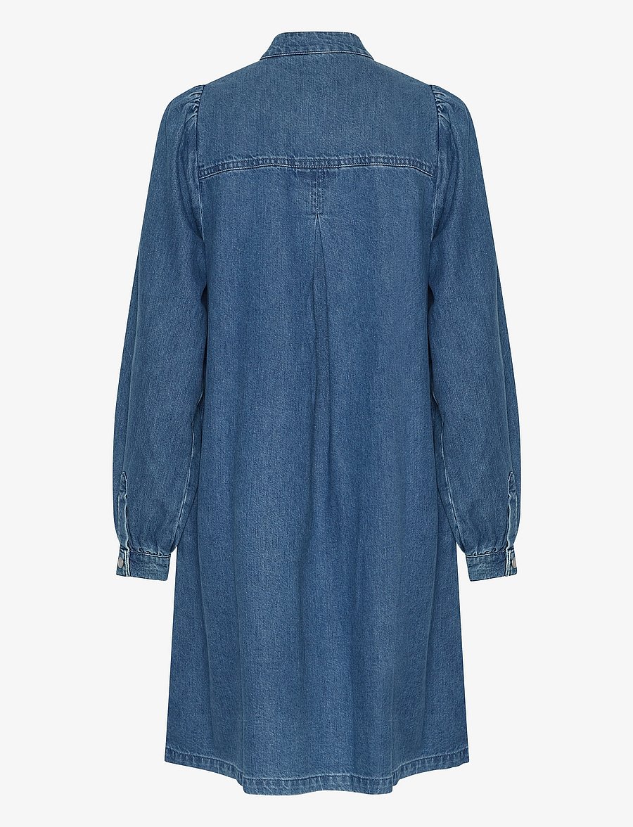 MSCH Copenhagen - MSCHElena Shirt Dress - denimkjoler - mid blue wash - 1