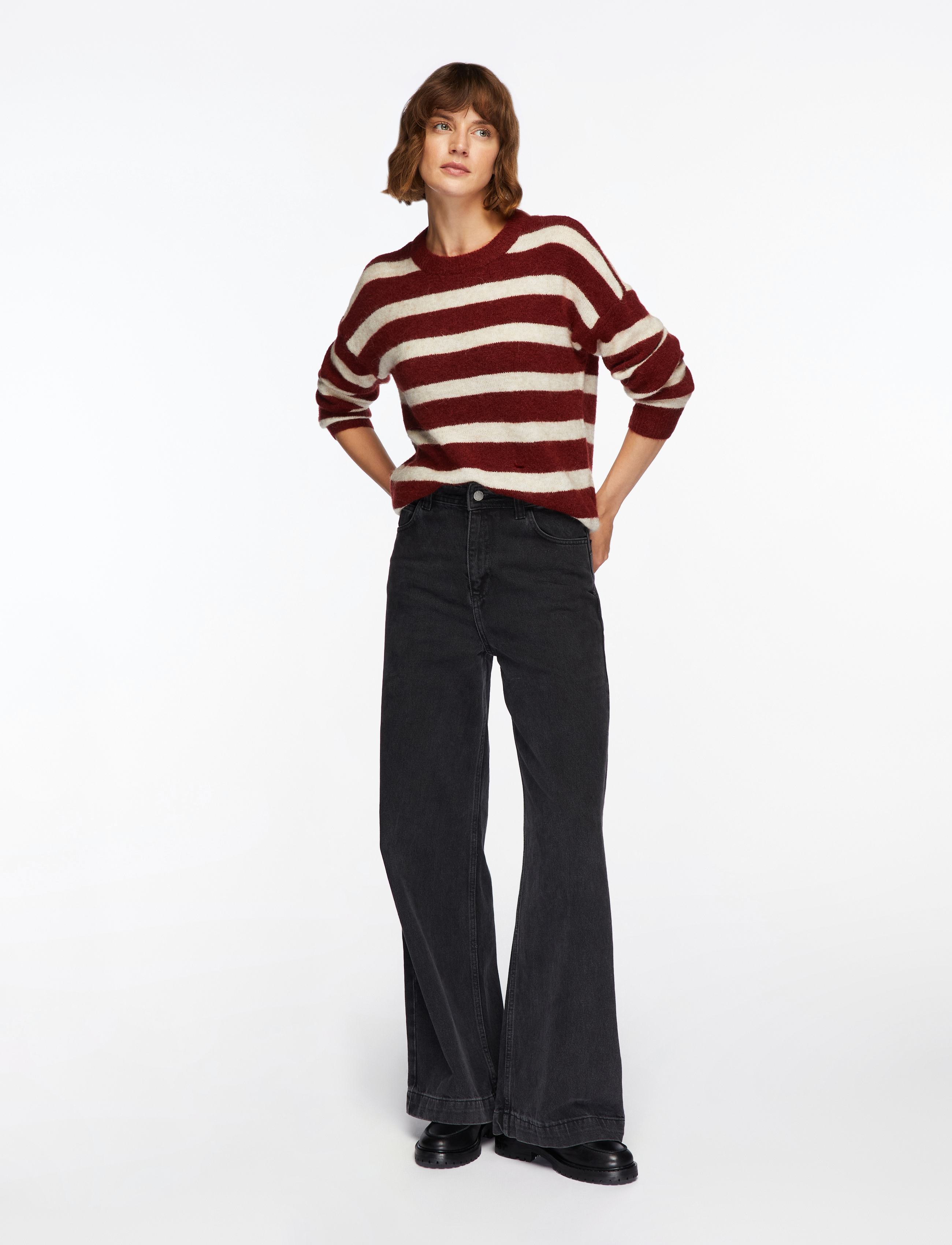 MSCH Copenhagen - MSCHFestina Hope Pullover STP - trøjer - syrah/oat mel - 2