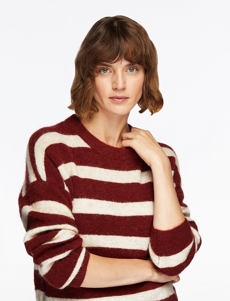 MSCH Copenhagen - MSCHFestina Hope Pullover STP - pullover - syrah/oat mel - 0