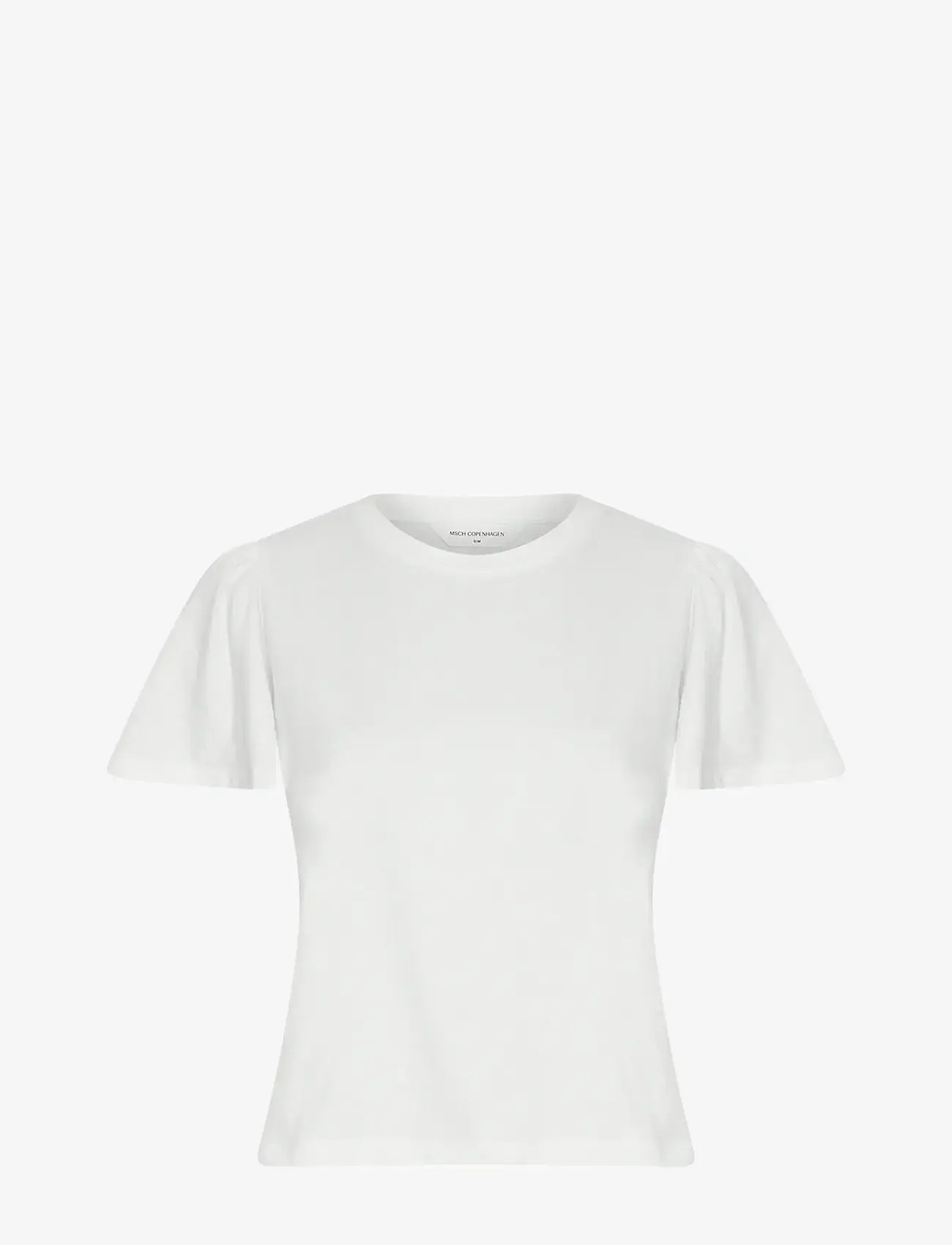 MSCH Copenhagen - MSCHBeckie Organic Puff Tee - bright white - 0