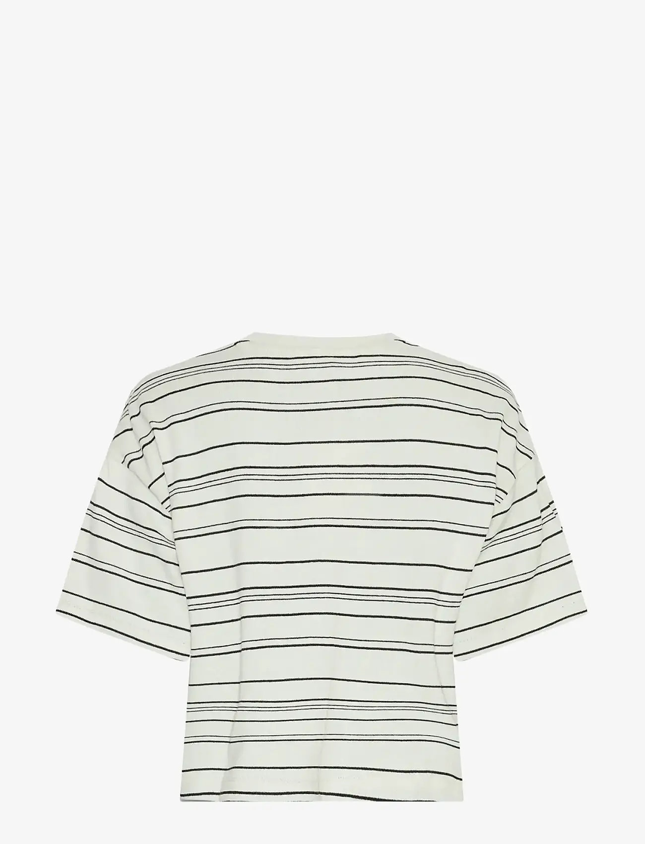 MSCH Copenhagen - MSCHJaxine Bahara Tee STP - t-shirts - turtledove/blk - 1