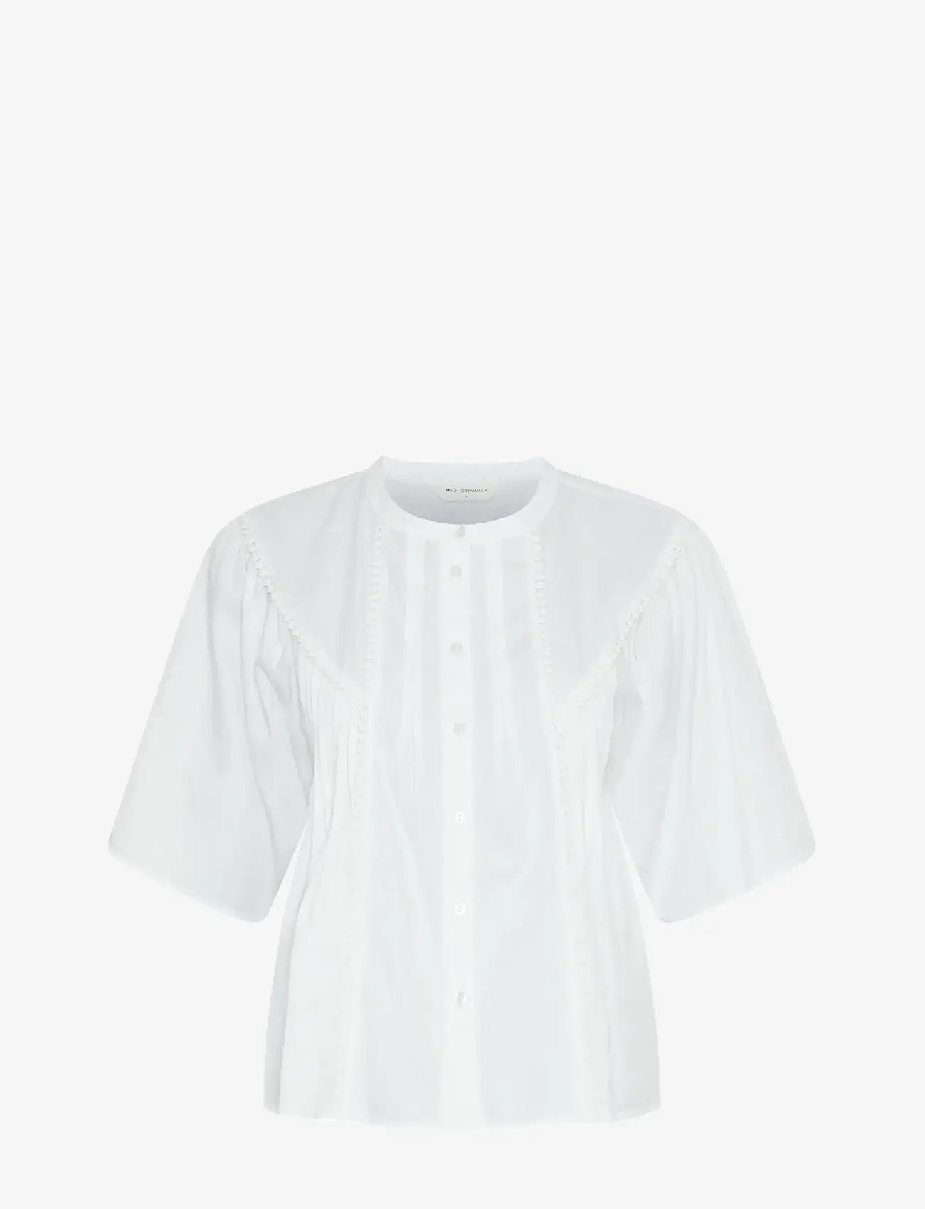 MSCH Copenhagen - MSCHEthelyn 2/4 Shirt - kortærmede bluser - bright white - 0