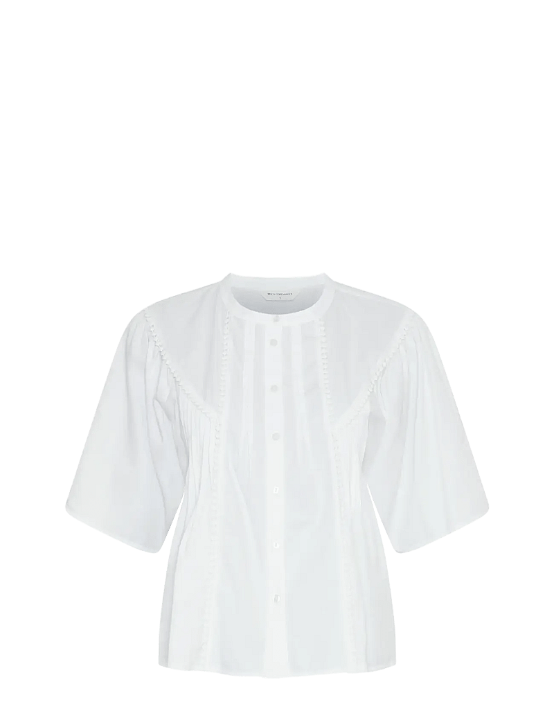 MSCH Copenhagen - MSCHEthelyn 2/4 Shirt - kortærmede bluser - bright white - 0