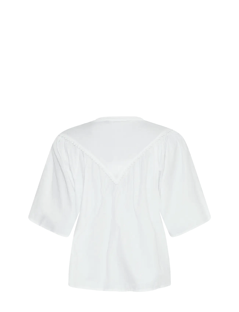 MSCH Copenhagen - MSCHEthelyn 2/4 Shirt - kortærmede bluser - bright white - 1