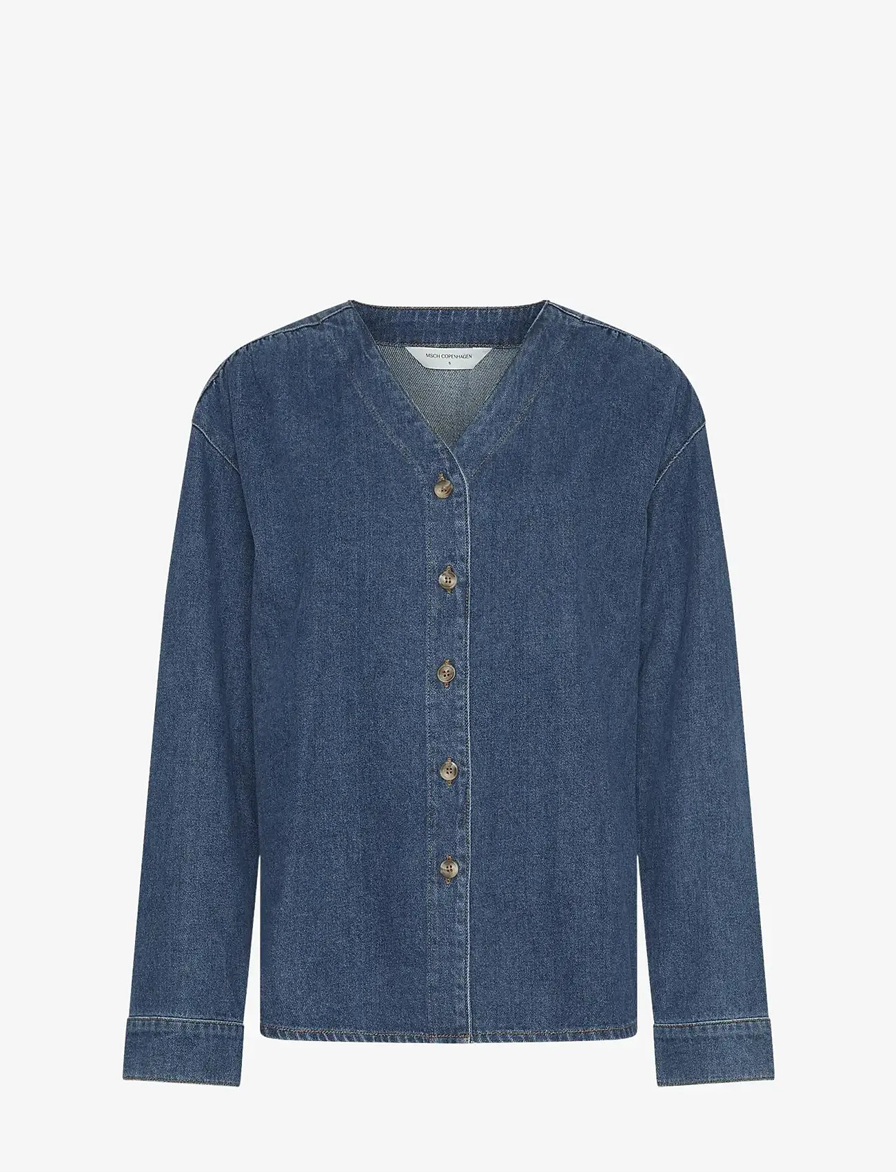 MSCH Copenhagen - MSCHJolene Elena Shirt - denim shirts - mid blue wash - 0