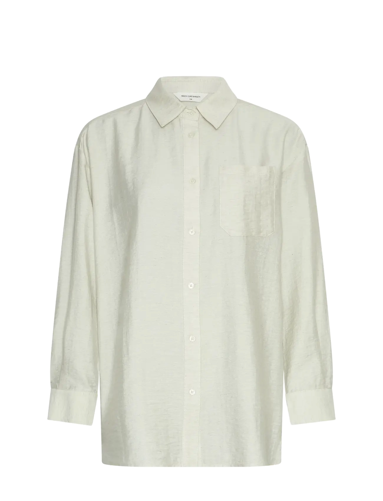 MSCH Copenhagen MSCHDisa Shirt - Transitional Layering - SAND MELANGE / cream