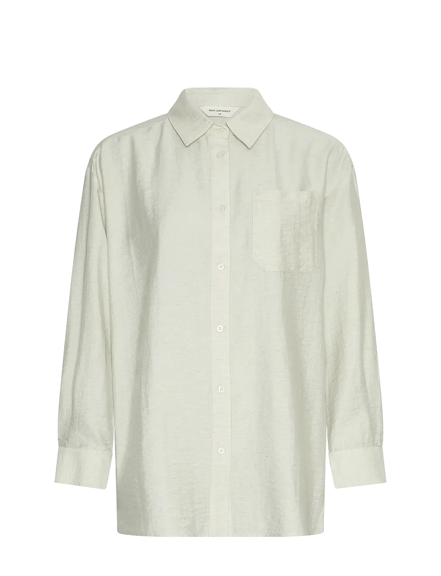 MSCH Copenhagen - MSCHDisa Shirt - long-sleeved shirts - sand melange - 0