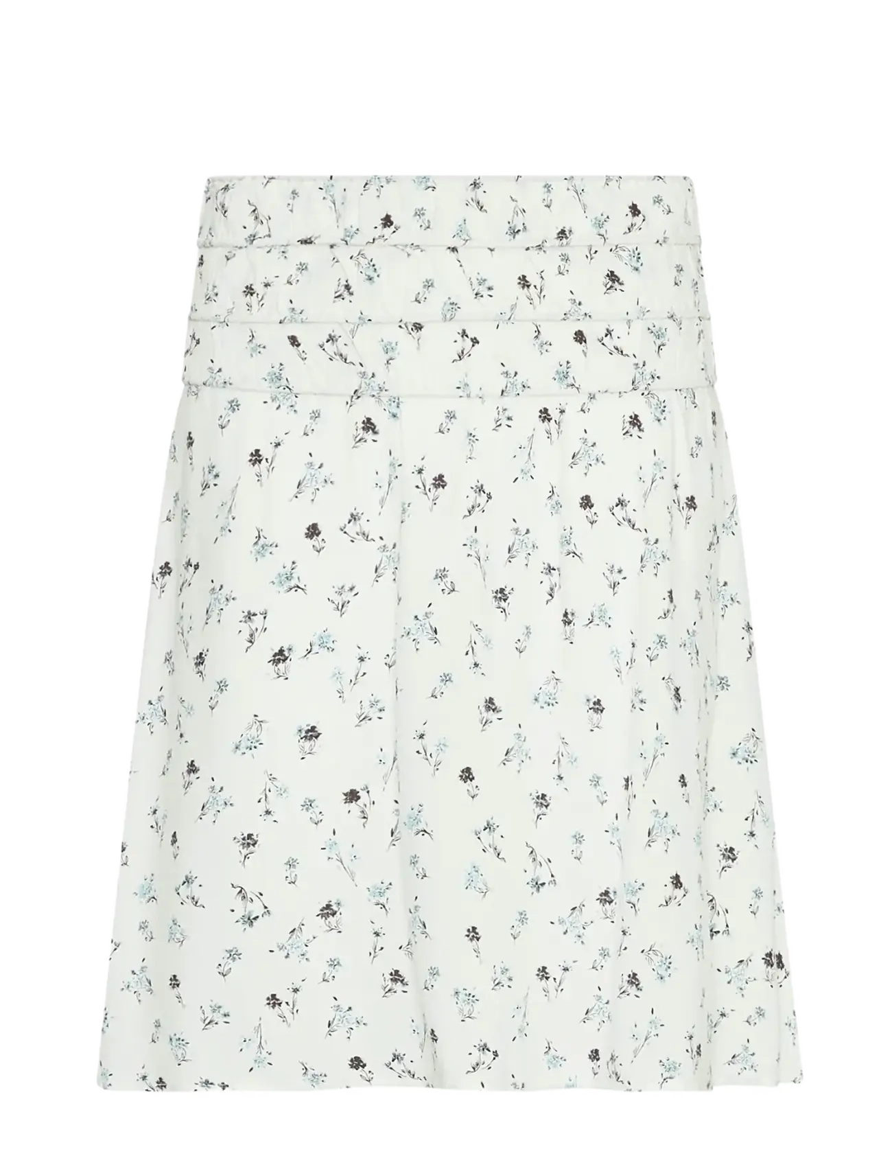 MSCH Copenhagen MSCHAmelina Vealine Skirt AOP - Korte nederdele - AQUA HAZE FLWR / blue