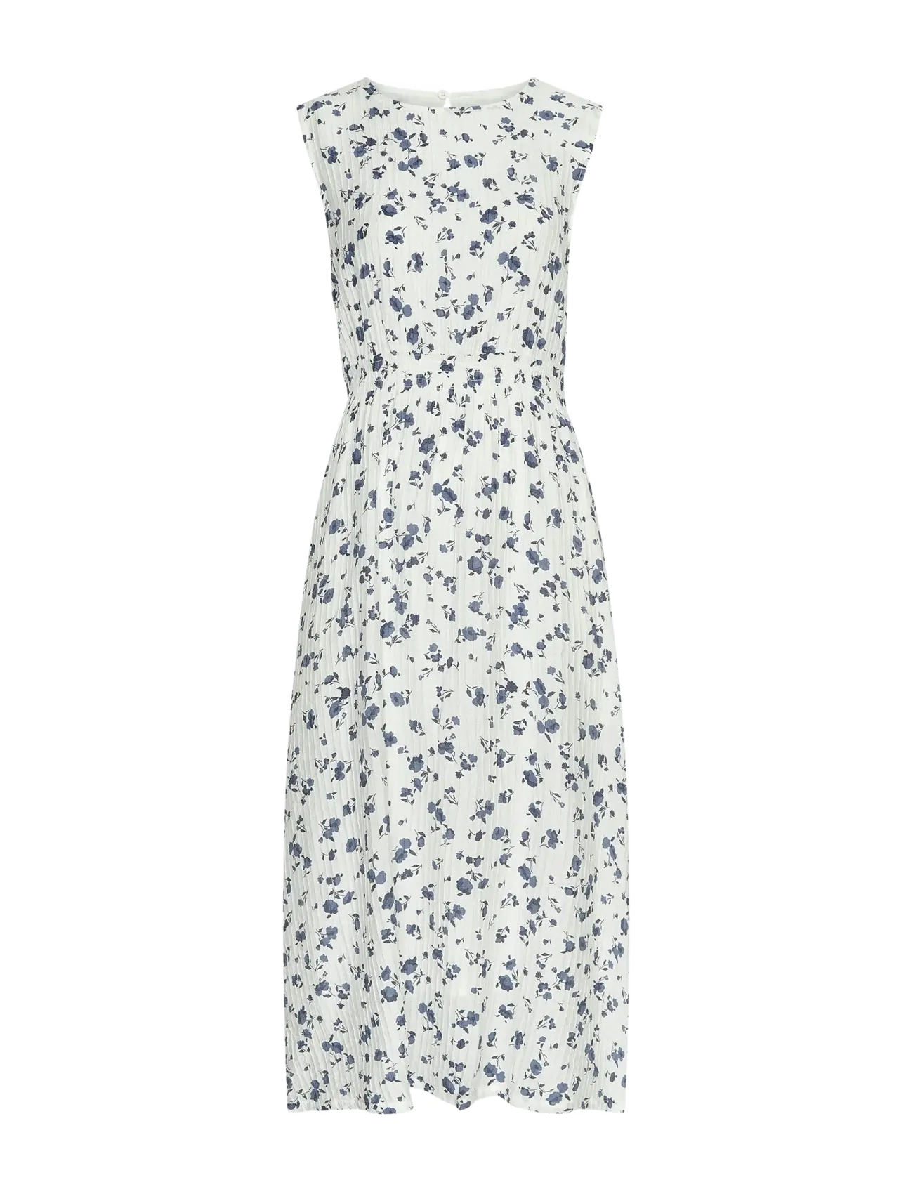 MSCH Copenhagen MSCHFalisha SL Dress AOP - Tøj - OCEANA FLOWER / white