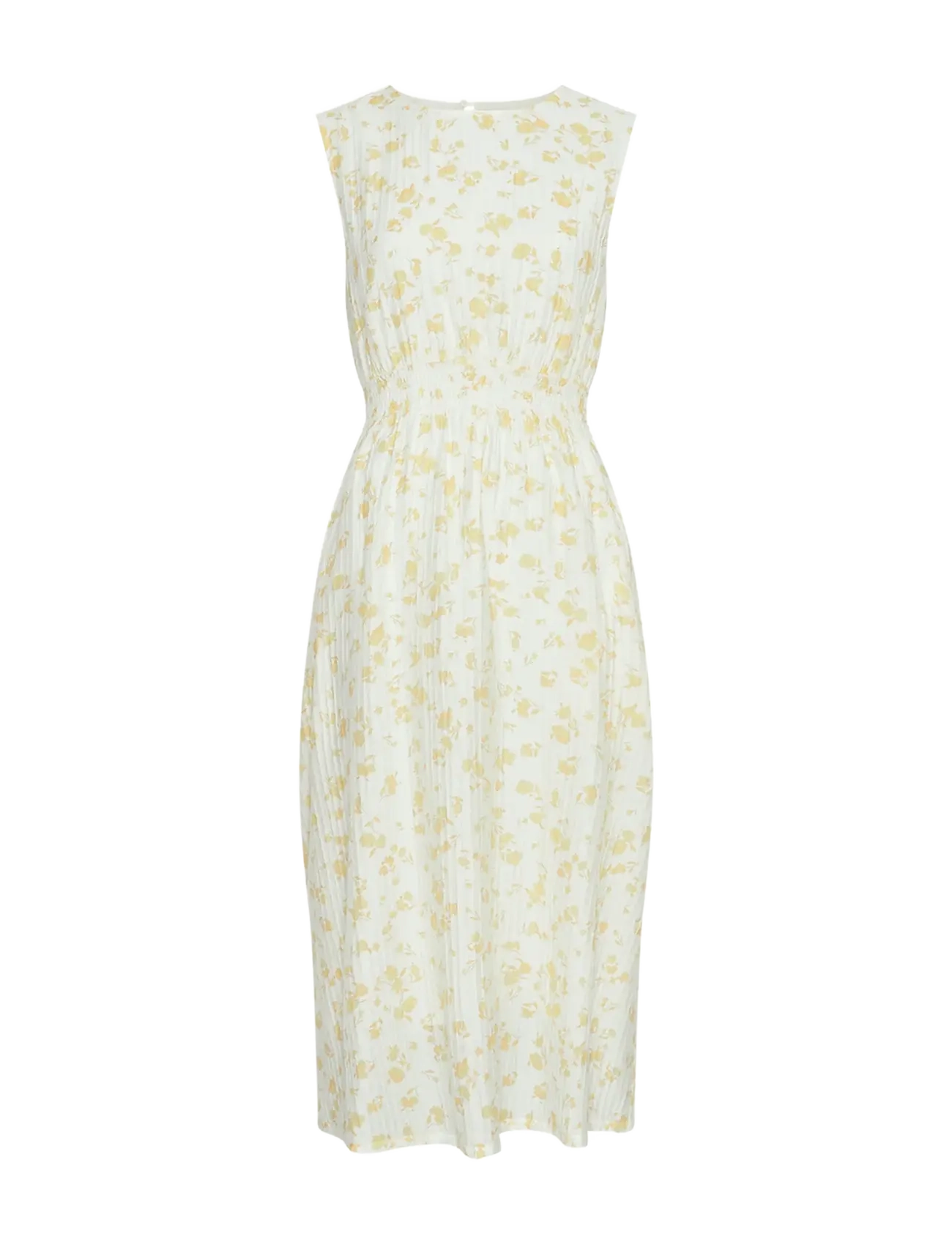 MSCH Copenhagen Mschfalisha Sl Dress Aop, XL, Dresses, Gelb - Summer Frauen