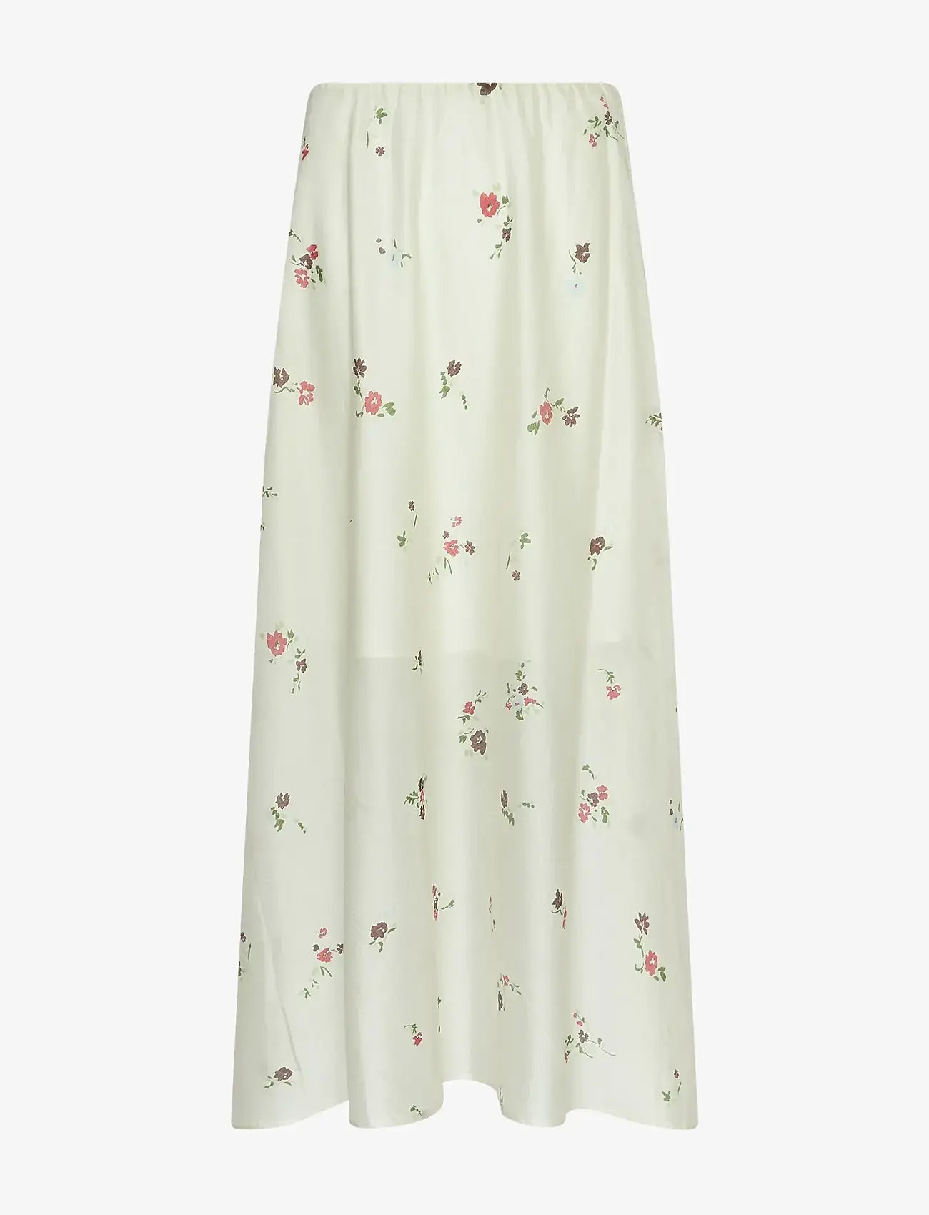 MSCH Copenhagen - MSCHFaustina Skirt AOP - midi röcke - sand flower - 0