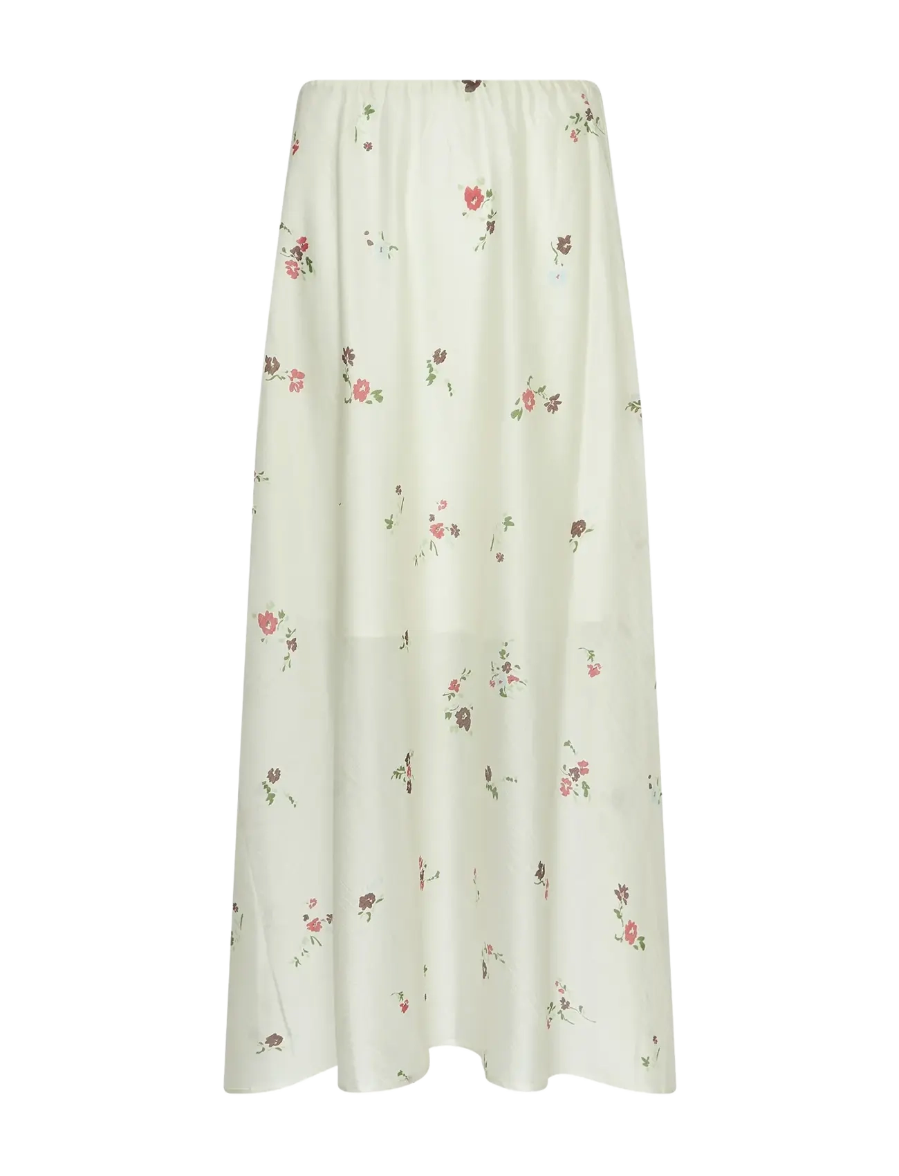 MSCH Copenhagen - MSCHFaustina Skirt AOP - midi nederdele - sand flower - 0