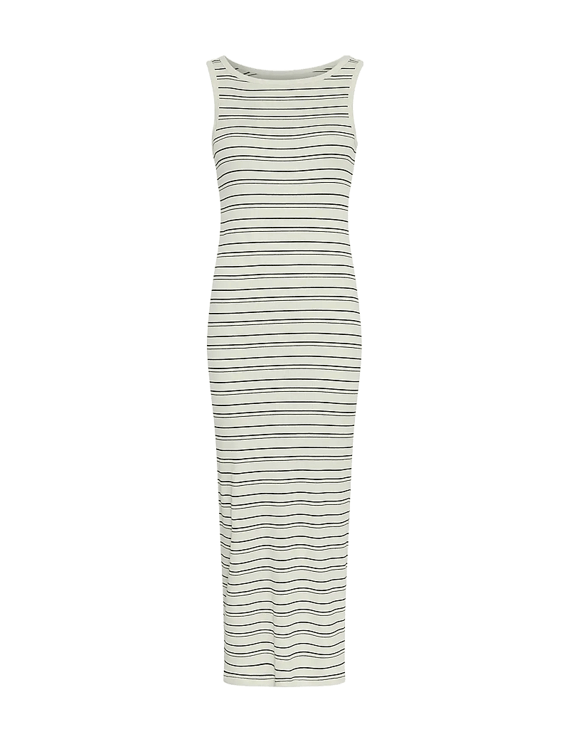 MSCH Copenhagen - MSCHGubbi Rasmia SL Dress STP - stramme kjoler - turtledove/blk - 0