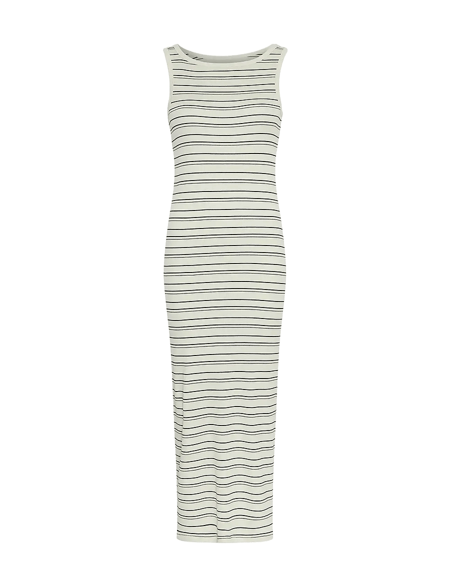 MSCH Copenhagen - MSCHGubbi Rasmia SL Dress STP - etuikleider - turtledove/blk - 0