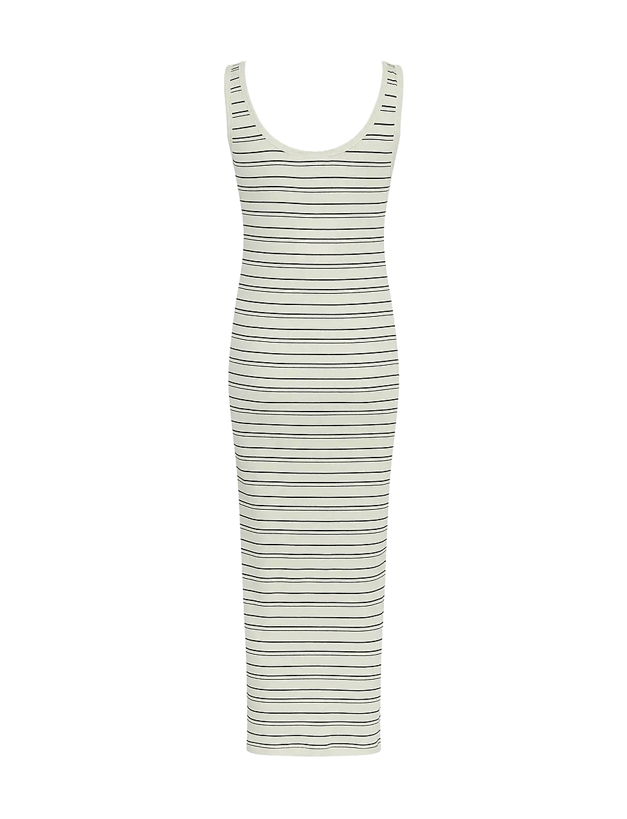 MSCH Copenhagen - MSCHGubbi Rasmia SL Dress STP - etuikleider - turtledove/blk - 1