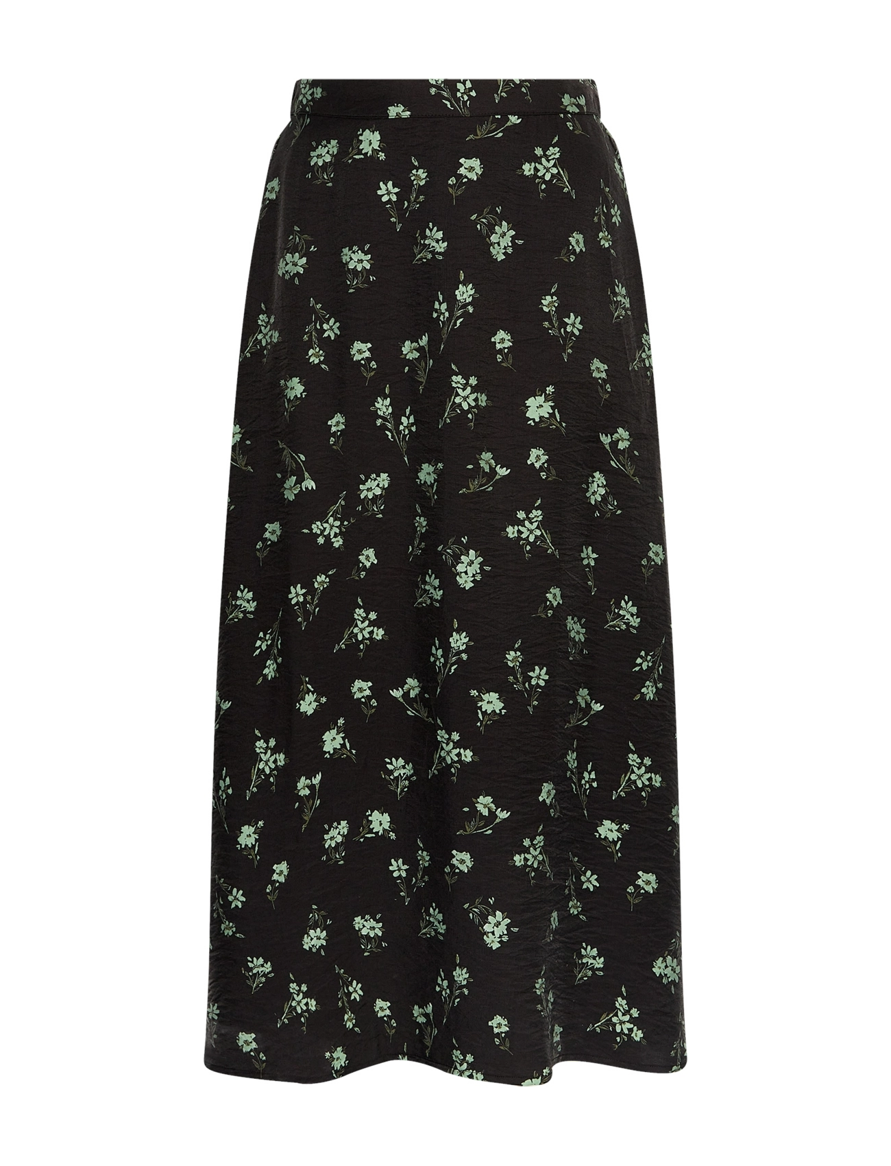 MSCH Copenhagen MSCHJusine Karalynn Skirt AOP - Tøj - FOREST SHAD FLW / black