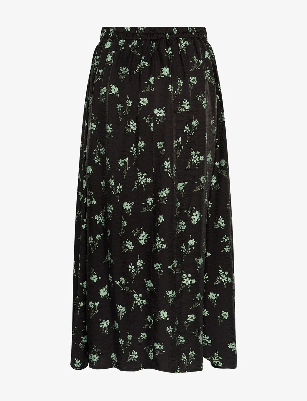 MSCH Copenhagen - MSCHJusine Karalynn Skirt AOP - midi-röcke - forest shad flw - 1