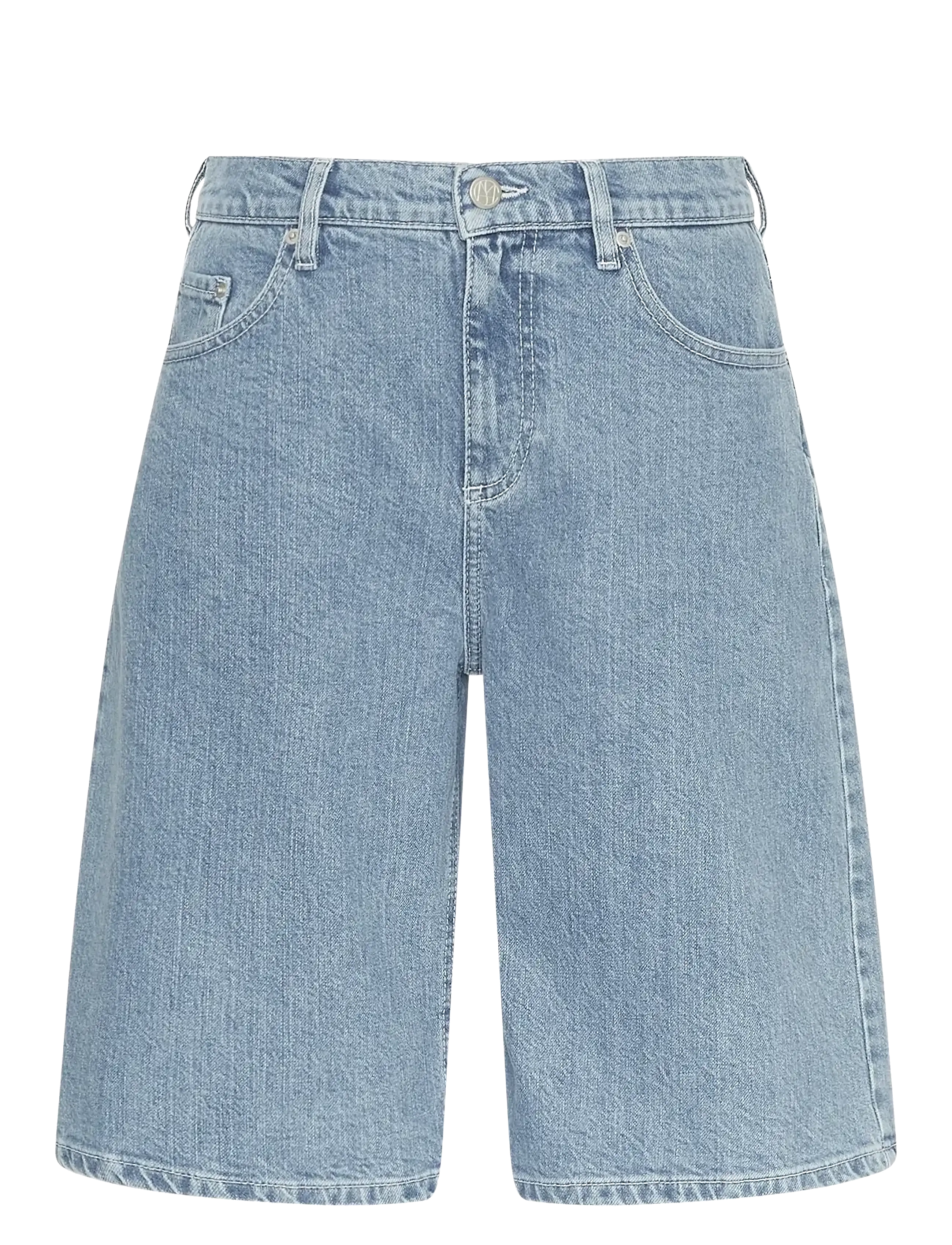 MSCH Copenhagen MSCHElida Ada Denim Shorts - Shorts - LIGHT BLUE WASH / blue