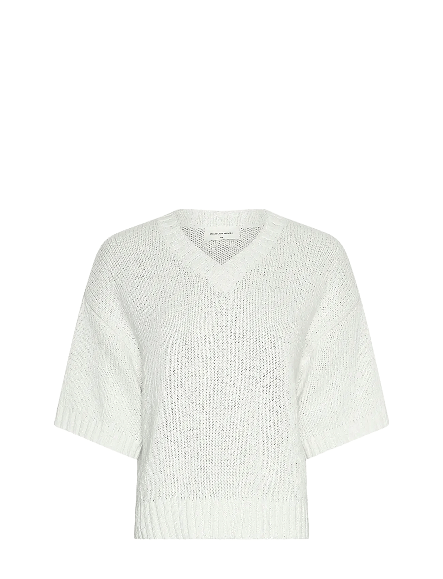 MSCH Copenhagen - MSCHHannalie 2/4 V Pullover - striktrøjer - egret - 0