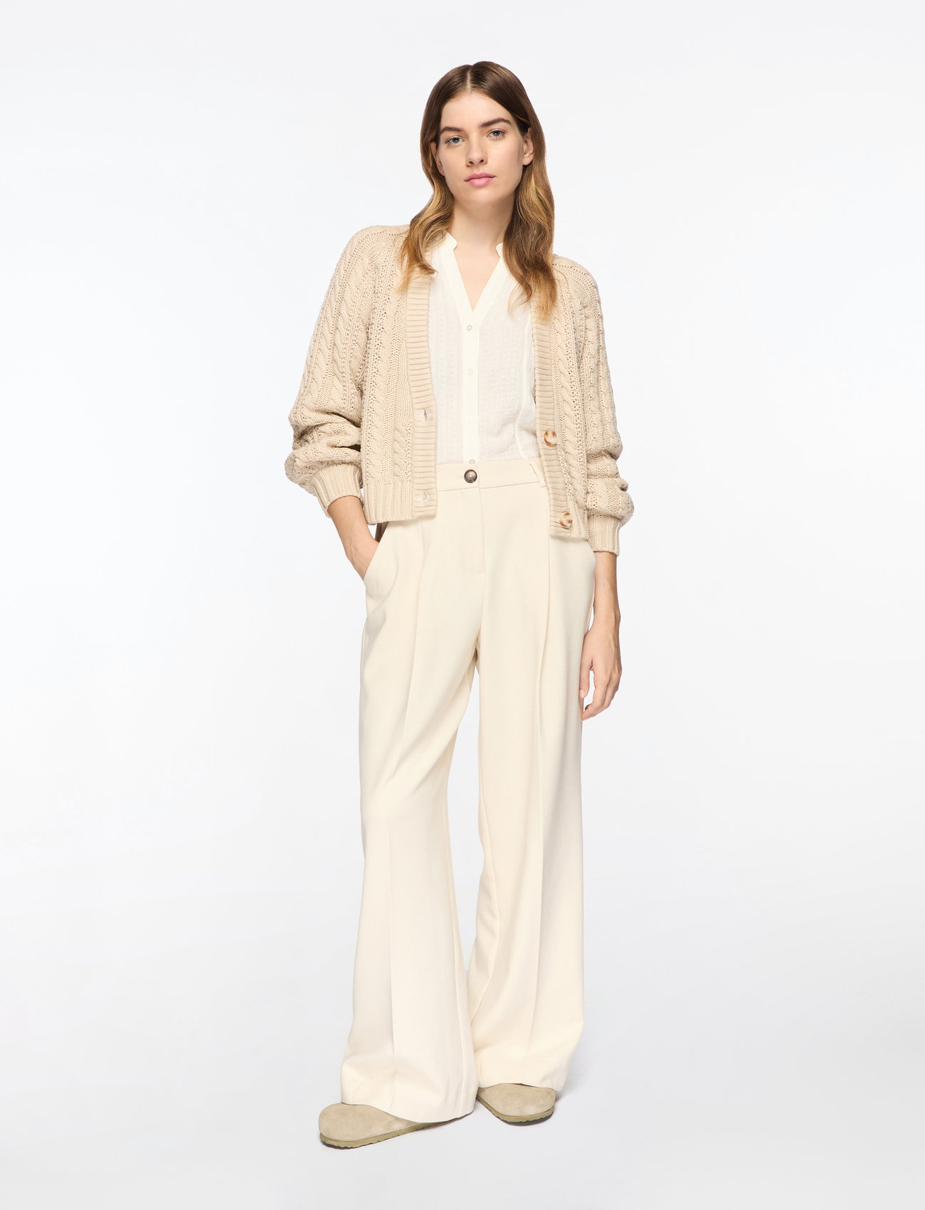 MSCH Copenhagen - MSCHKeisha Jillena Cardigan - cardigans - oatmeal melange - 2