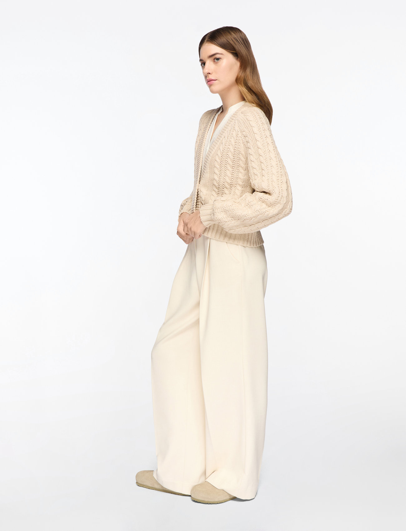 MSCH Copenhagen - MSCHKeisha Jillena Cardigan - cardigans - oatmeal melange - 3