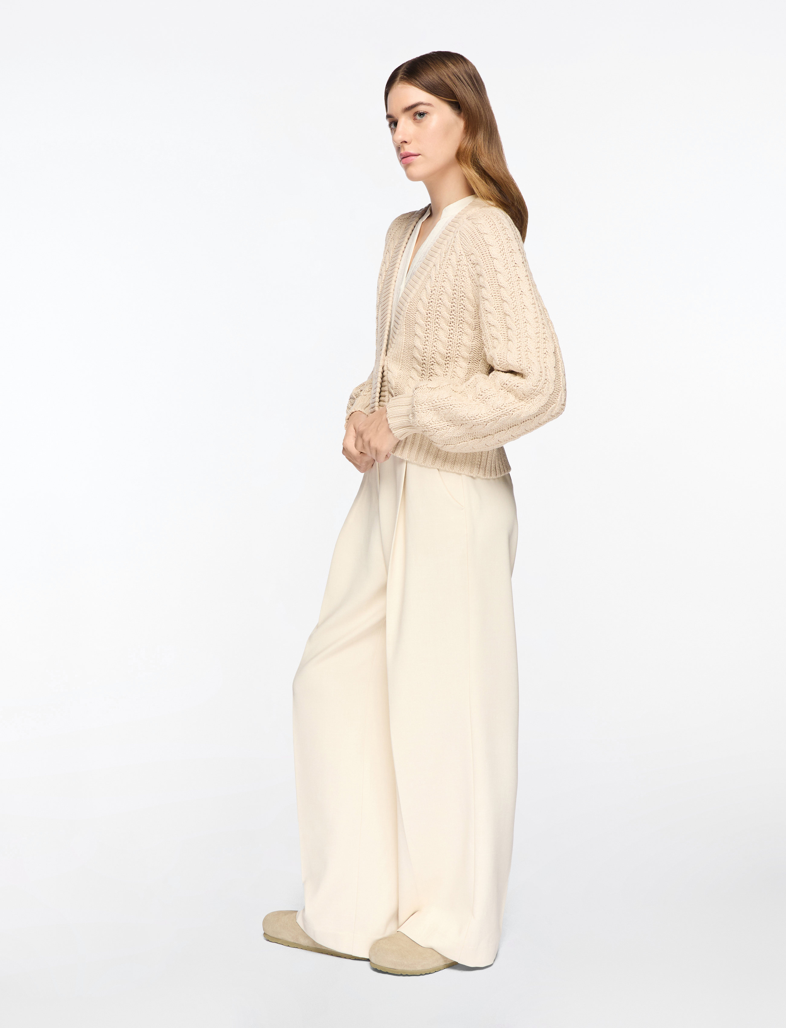 MSCH Copenhagen - MSCHKeisha Jillena Cardigan - cardigans - oatmeal melange - 3