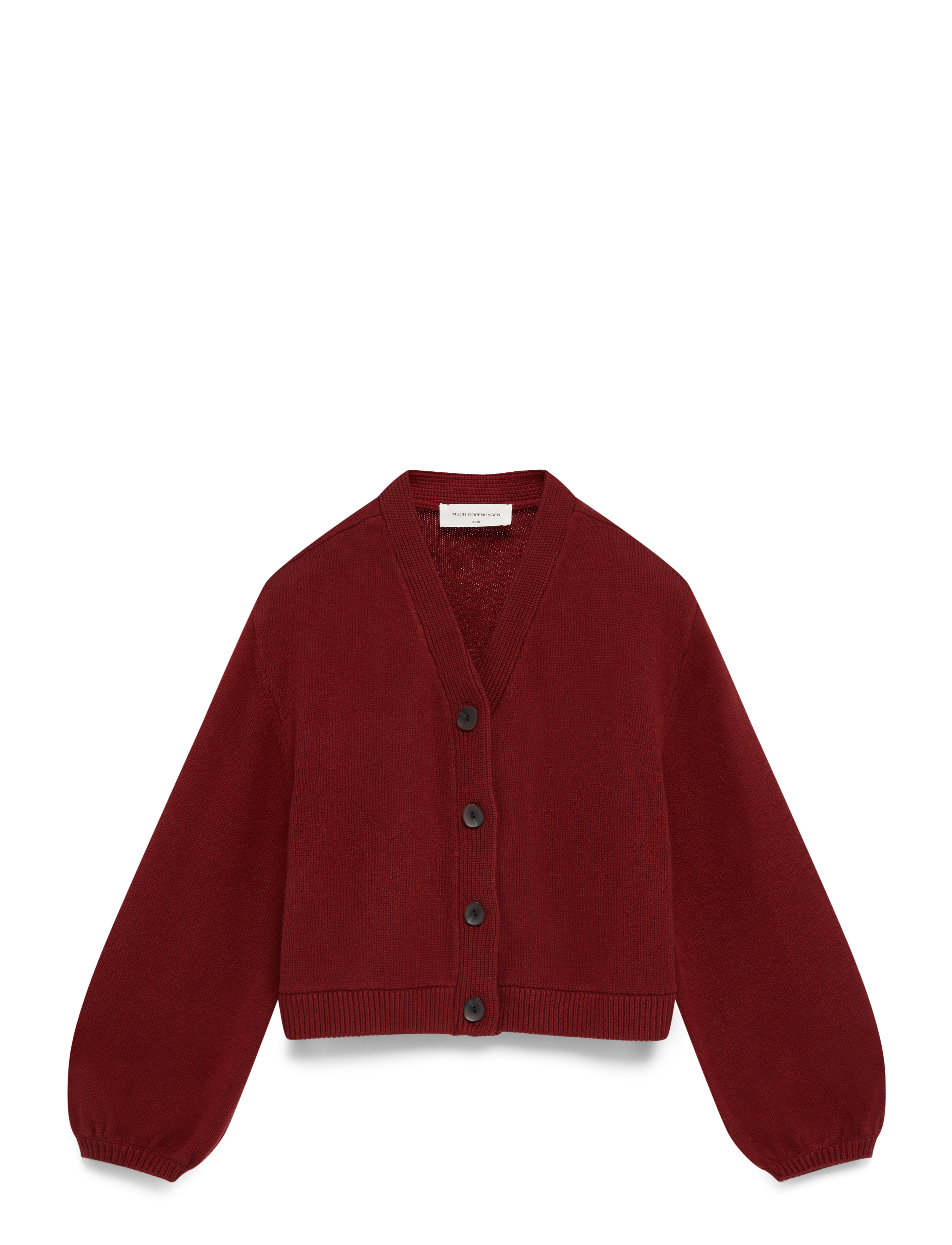 MSCH Copenhagen MSCHZafina Cardigan - Tøj - SYRAH / burgundy