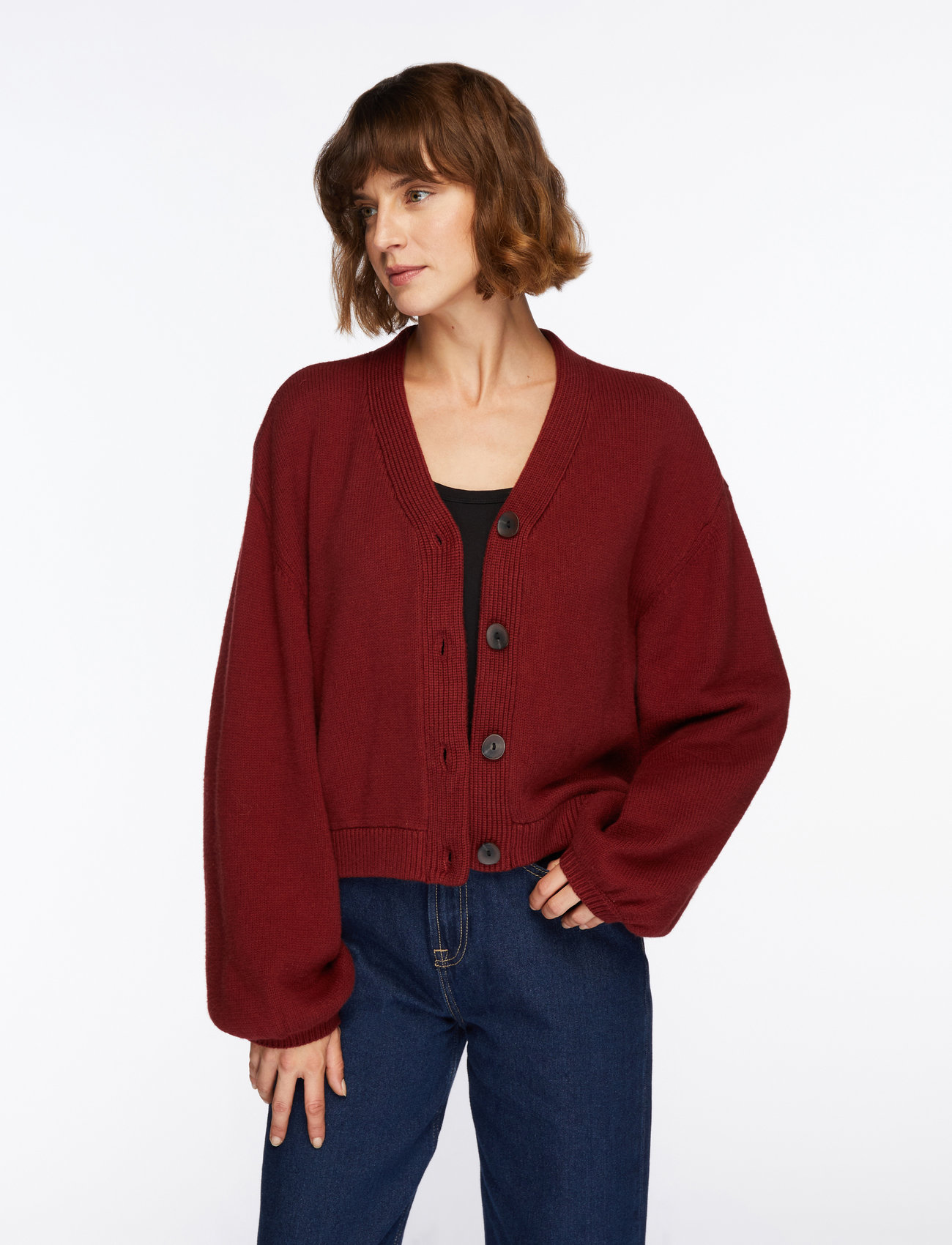 MSCH Copenhagen - MSCHZafina Cardigan - cardigans - syrah - 0
