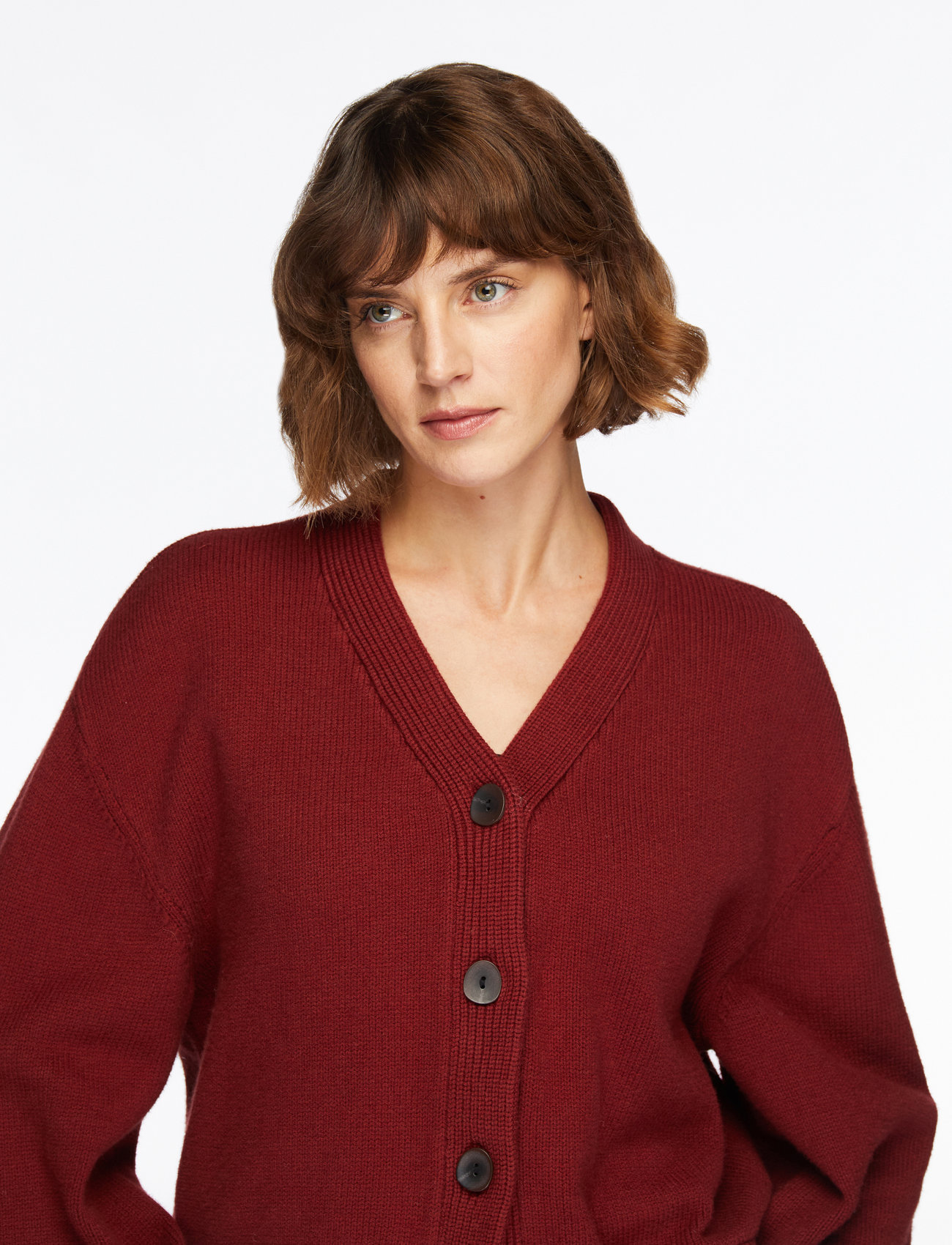 MSCH Copenhagen - MSCHZafina Cardigan - cardigans - syrah - 5