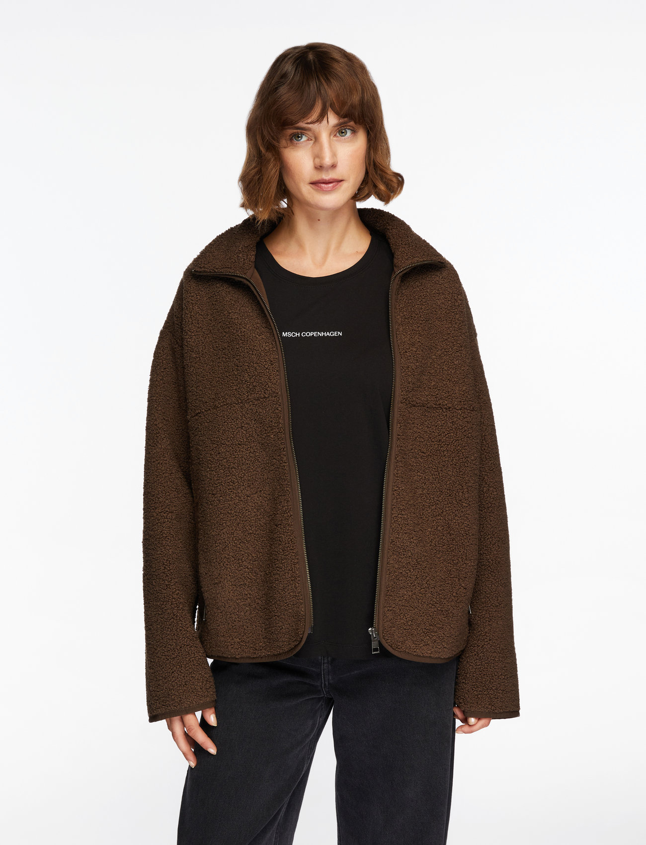 MSCH Copenhagen - MSCHLetha Jacket - fleecet ja välikerrokset - slate black - 0