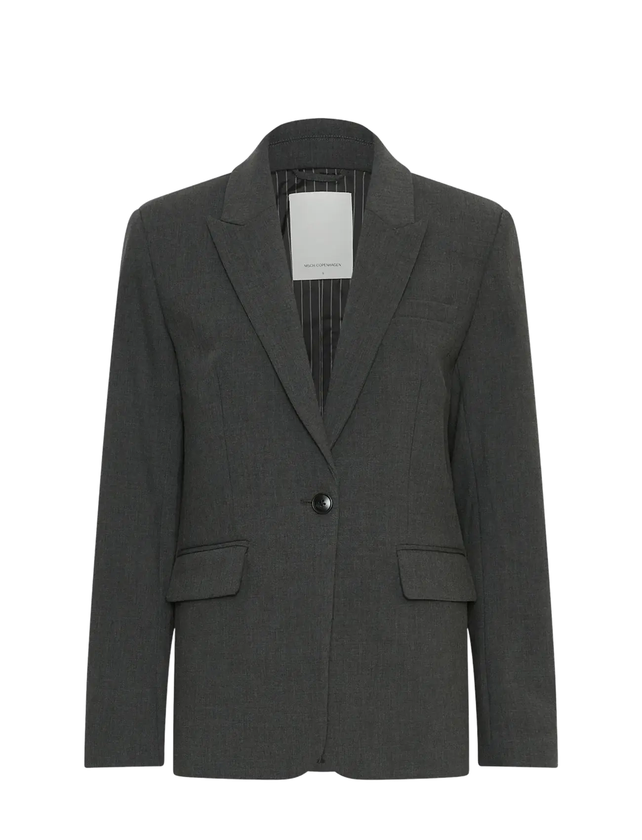 MSCH Copenhagen Mschjayden Henrike Blazer, M, Grey, Blazere > Enkeltradede Blazere, Dame