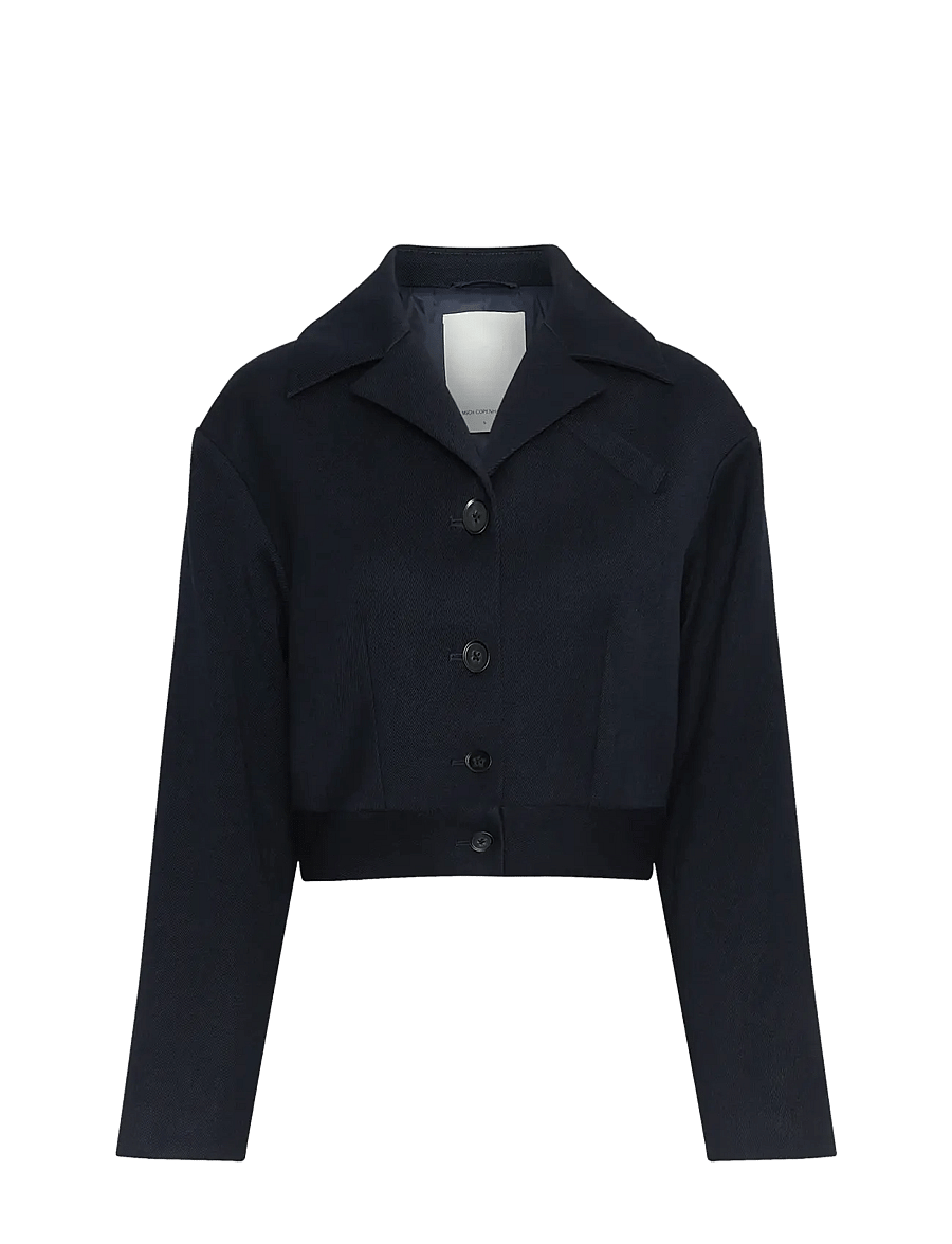 MSCH Copenhagen - MSCHMynthe Elina Jacket - cropped-blazer - sky captain - 0