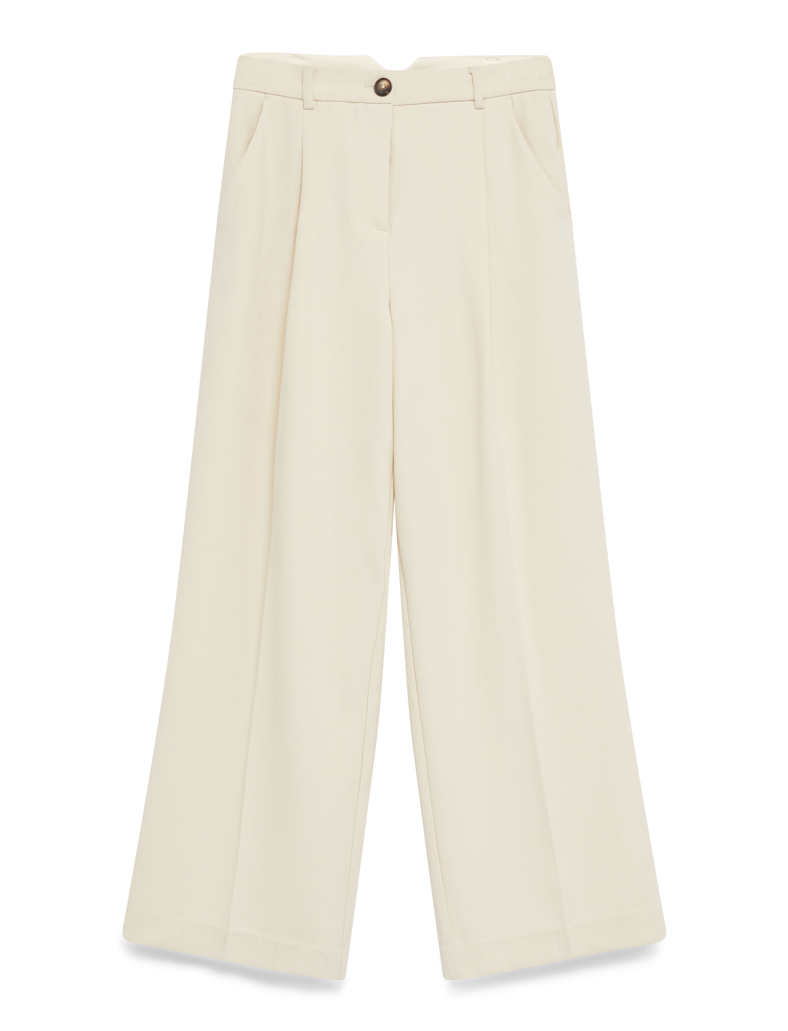 MSCH Copenhagen MSCHRosina Michelle HW Pants - Püksid - FOG MEL / white