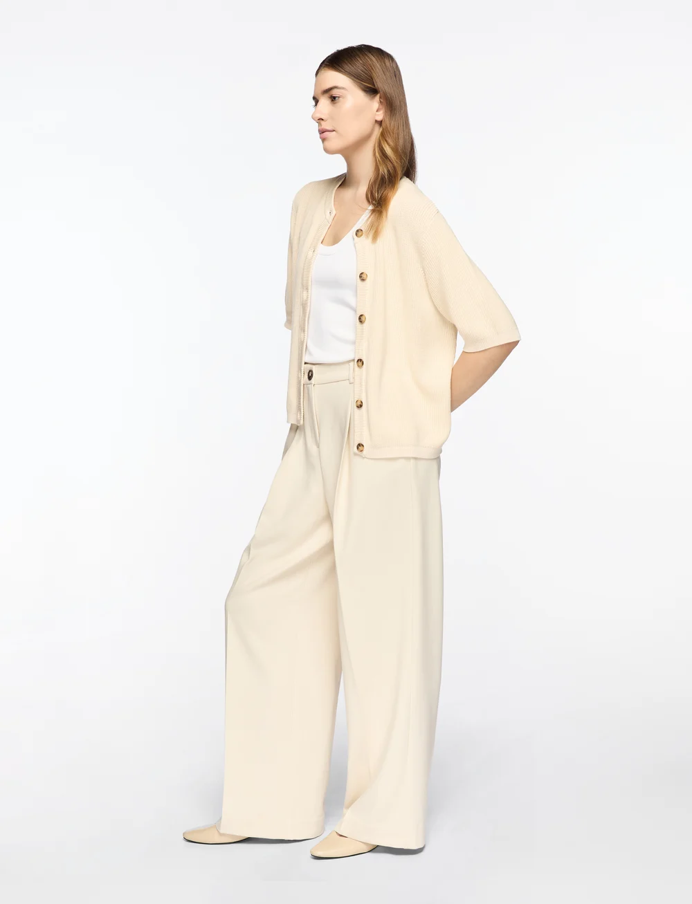 MSCH Copenhagen - MSCHRosina Michelle HW Pants - formell - fog mel - 3