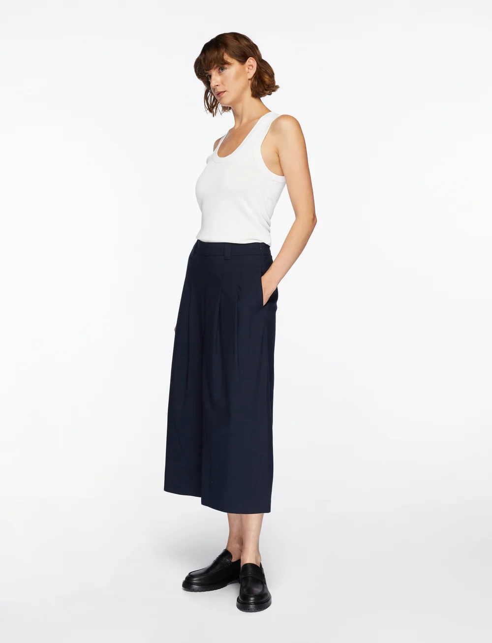 MSCH Copenhagen - MSCHWilder Culotte Pants - culottes - sky captain - 3